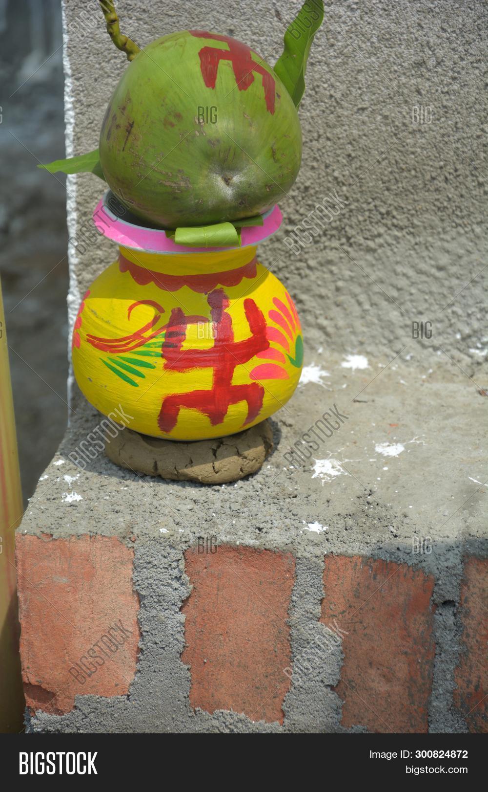Bengal,Goddess,background,banana,beautiful,blessing,celebration,ceremony,clay,coconut,decoration,design,earthen,festival,fresh,ghot,green,greeting,groho,gudi,happy,hindu,hinduism,holiday,illustration,india,indian,laxmi,leaf,mud,new,opening,pad,pot,probash,puja,pure,red,sacred,sign,symbol,template,tree,west,wishes,worship,year,yellow