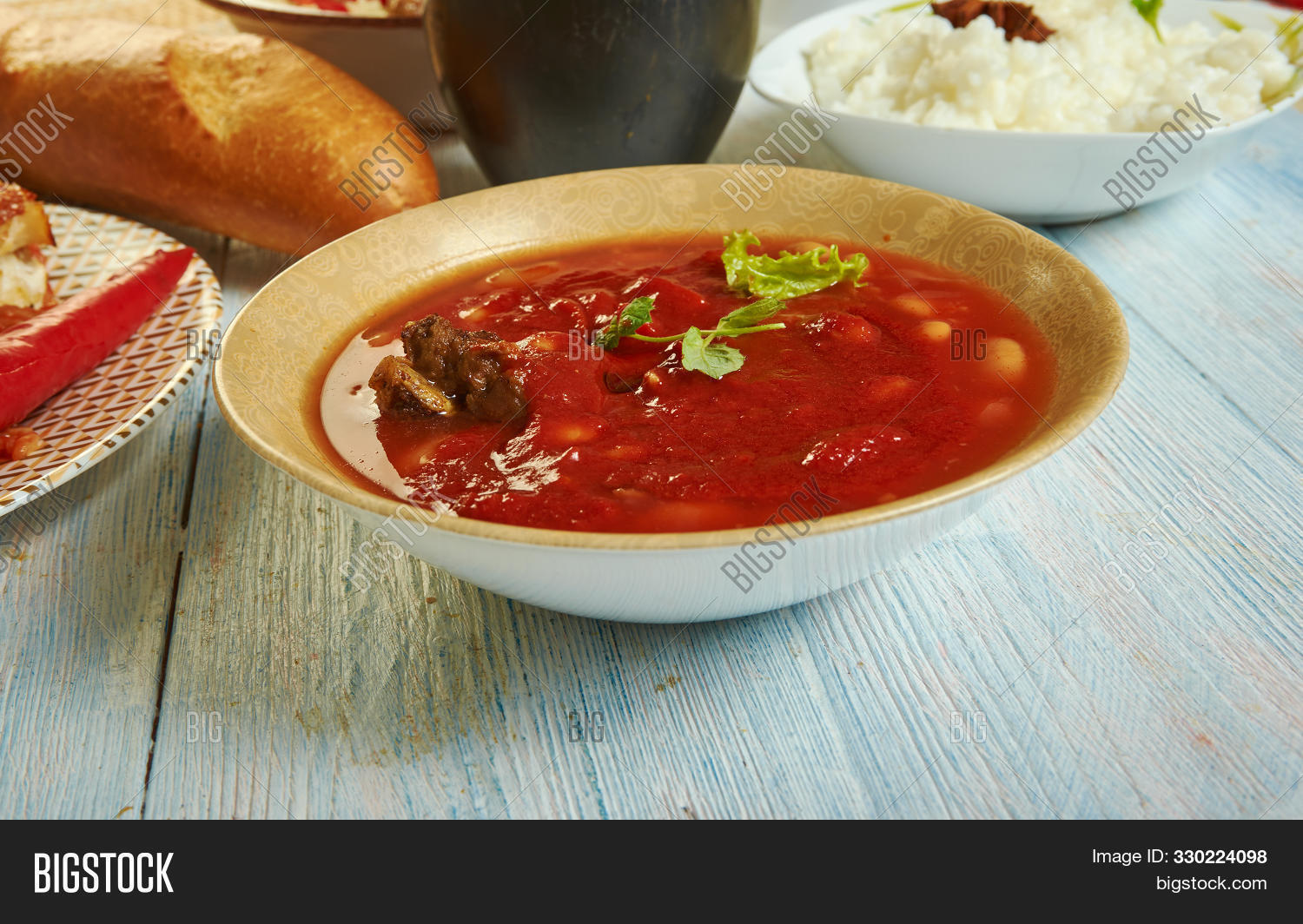 African,Ndambe,Senegal,Senegalese,Top,assorted,beans,black-eyed,cuisine,dish,eating,eyed,food,fresh,meal,national,pea,set,stew,vegetarian,view,vinegar