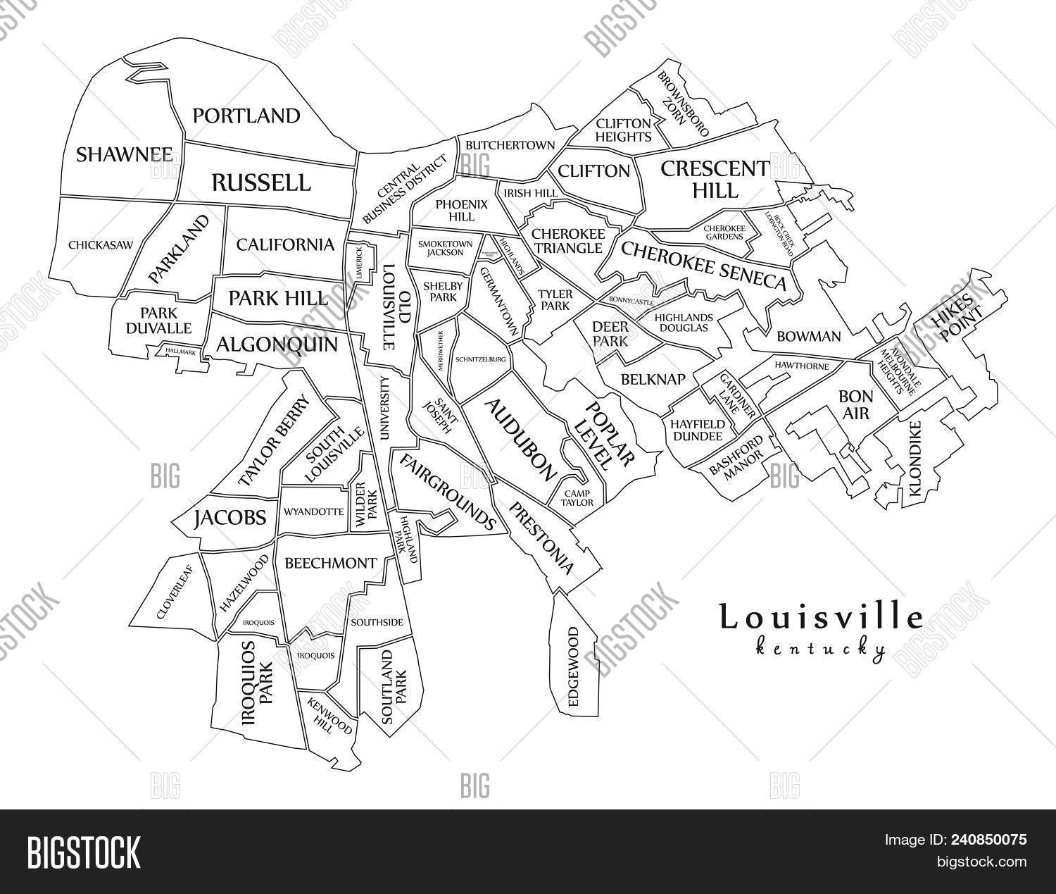 Kentucky,Louisville,administrative,america,area,border,borough,captions,city,country,county,department,design,district,division,flat,graphic,illustration,map,metropolitan,modern,names,neighborhood,new,of,outline,region,regional,shape,silhouette,simple,state,territory,titles,trip,united,usa