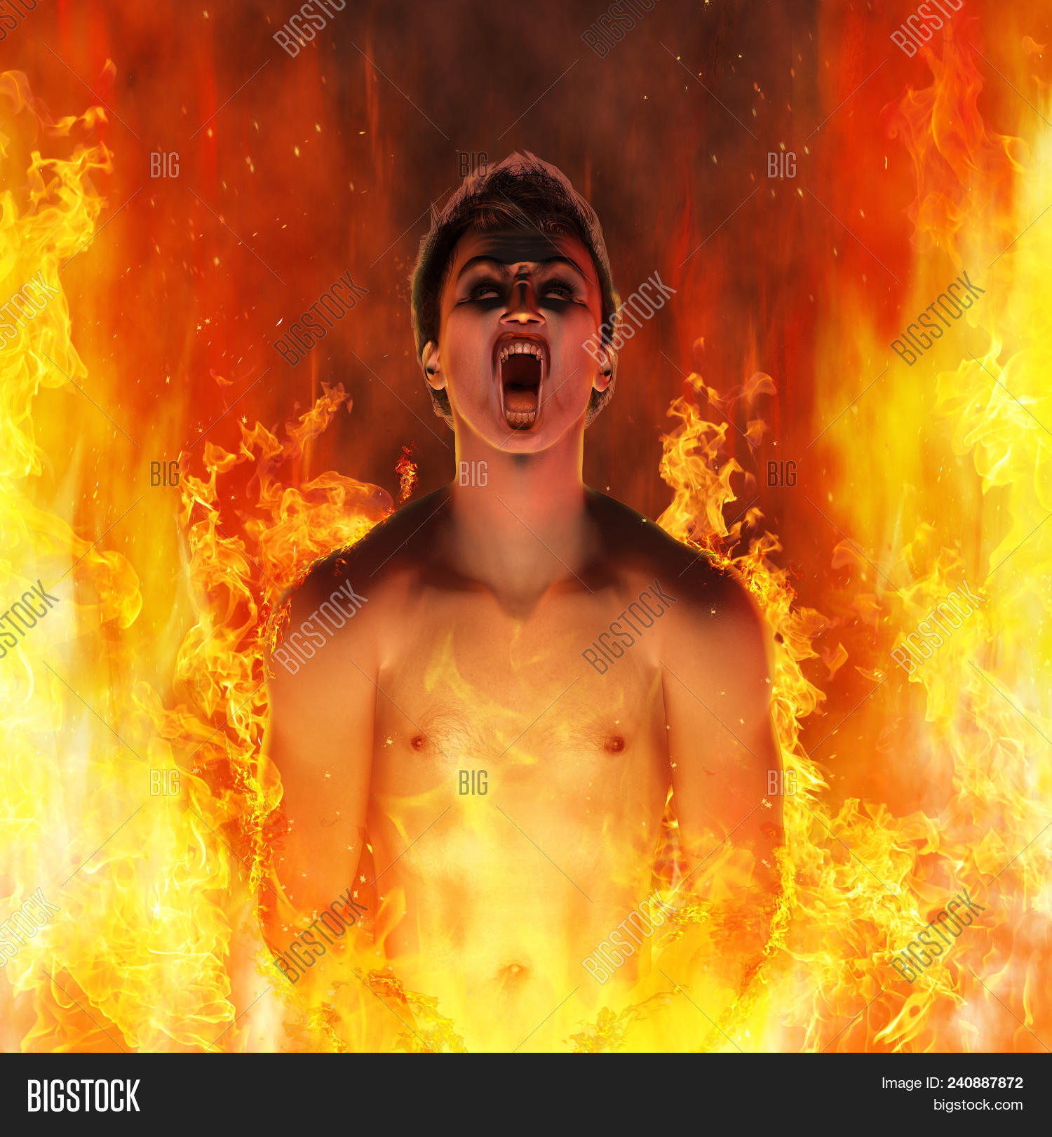 3d,abyss,backdrop,background,burn,burning,catholic,christian,demon,devil,dream,evil,fantasy,fire,flames,heat,hell,horror,inferno,jewish,male,myth,mythology,nightmare,pain,person,rage,religion,render,scream,sin,soul,torment,underworld