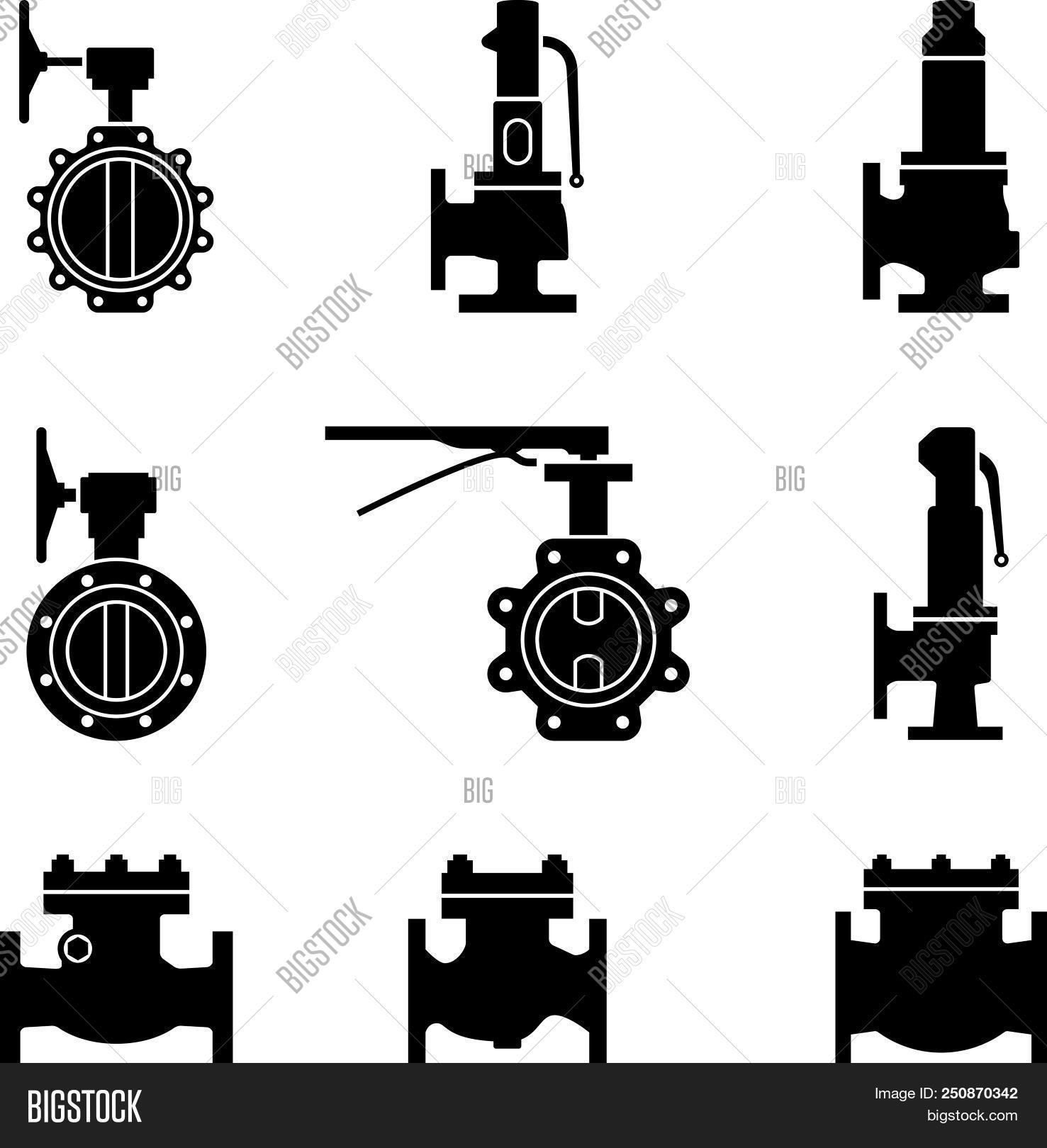 adjustment,automatic,backgrounds,butterfly,calibration,check,closing,control,device,direction,equipment,flange,flow,gas,handle,icon,illustration,industrial,industry,liquid,machinery,maintenance,object,opening,operation,parts,pipe,pressure,provide,repair,safety,set,silhouette,spare,steam,steel,symbol,system,technology,tube,valve,vector