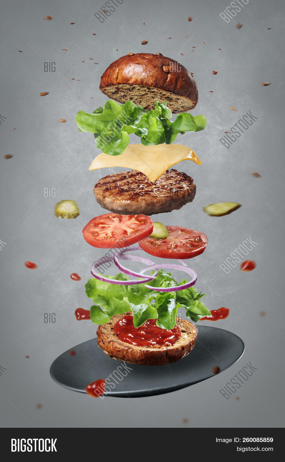 american,apart,barbecue,beef,bun,burger,cheese,cheeseburger,cuisine,delicious,diagram,drawing,drop,exploded-view,explosion,fast,floating,food,fresh,gourmet,grey,grilled,grunge,homemade,hot,ingredient,junk,ketchup,lettuce,levitation,lunch,meal,meat,melted,onion,pickle,piece,plate,restaurant,rustic,sauce,served,slice,smoke,snack,spice,tasty,tomato,vegetable,warm
