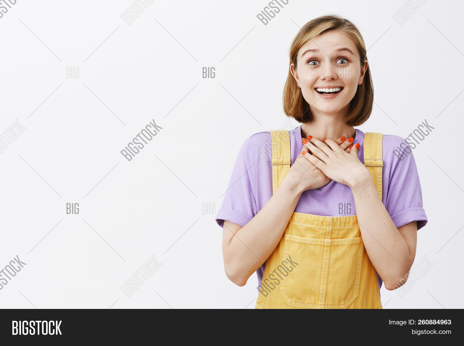 adult,advertisement,advertising,advertisment,affection,amused,background,beautiful,blonde,businesswoman,calm,carefree,casual,cheerful,confident,cute,dungarees,emotional,emotions,employee,employer,excited,expression,expressive,face,female,gasping,gesture,girl,girlfriend,glad,gray,grinning,happy,joy,joyful,love,overalls,party,person,pleased,portrait,positive,pretty,straps,student,studio,touched,trendy,woman
