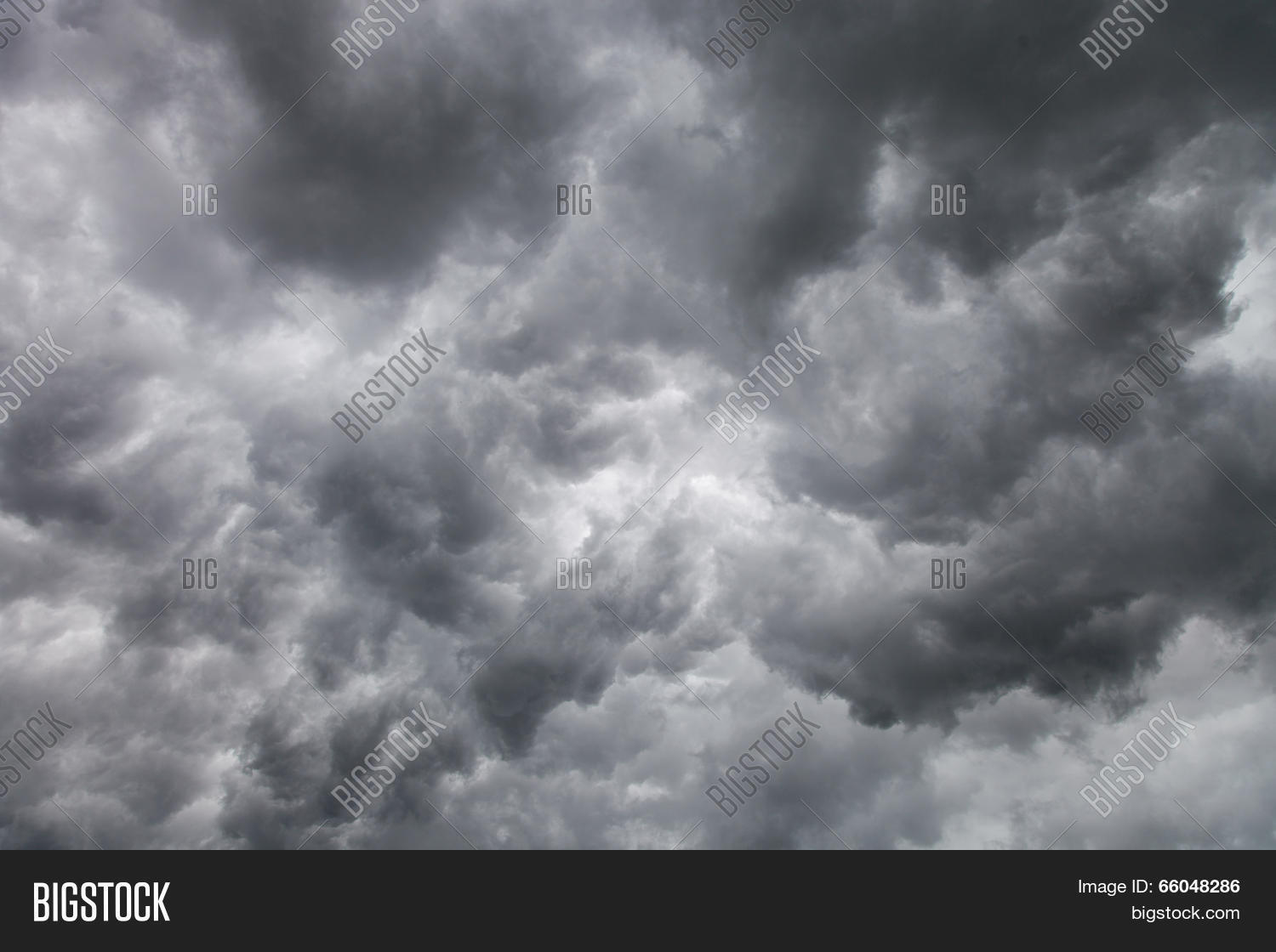 Dark Storm Clouds Background Image Stock Photo