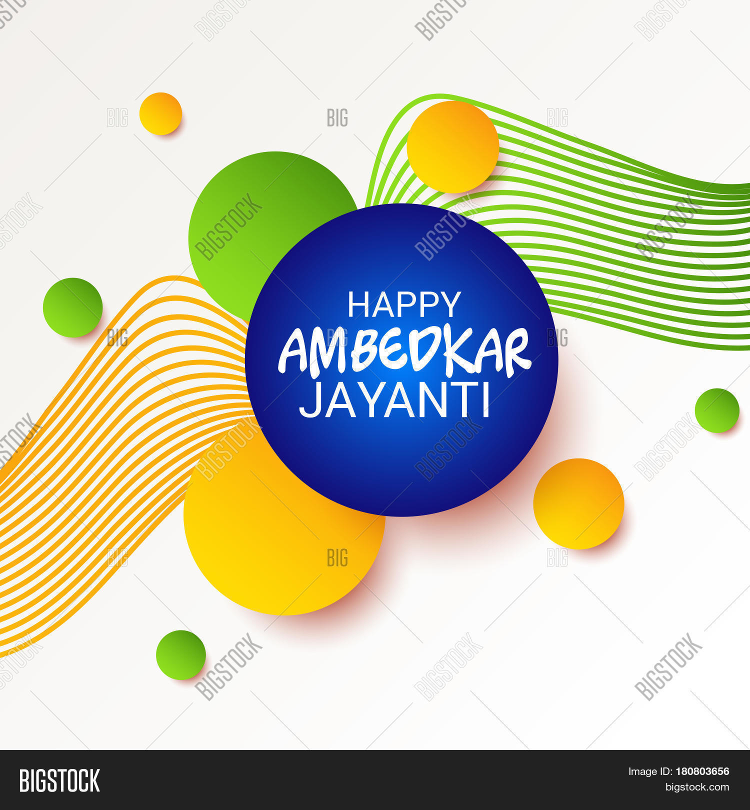 Ambedkar Jayanti 8 April 43 180803656 Image Stock Photo