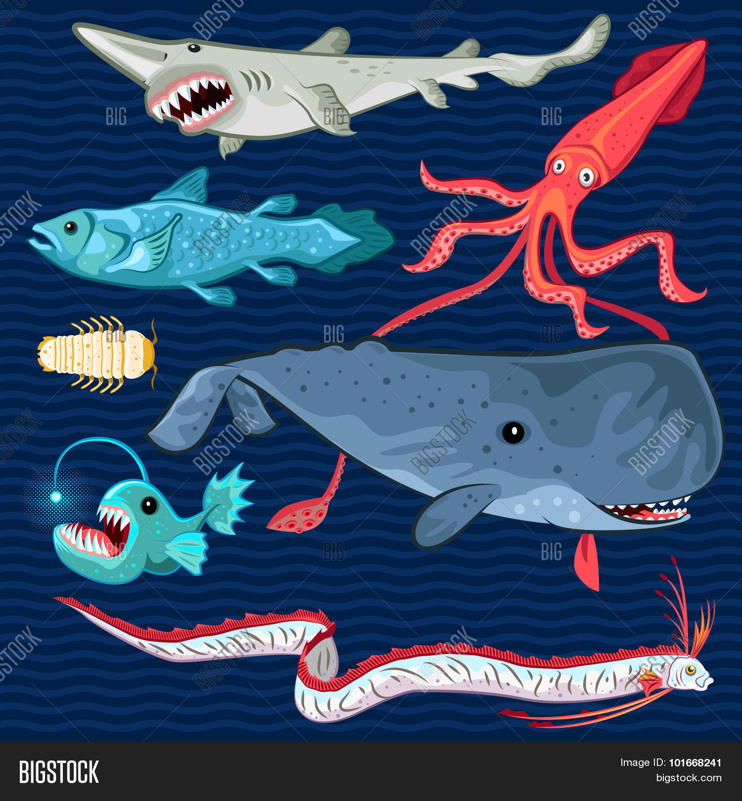 ancient,angler,anglerfish,animal,aquatic,beast,bizzare,coelacanth,colossal,creatures,creepy,deep,dragon,era,fantasy,fish,game,giant,goblin,humboldt,icon,illustration,isopod,kraken,loch,marine,mascot,monster,mystery,mystical,myth,mythology,ness,oarfish,ocean,octopus,pattern,prehistoric,sea,serpent,shark,sign,sperm,squid,swimming,tentacle,underwater,vector,water,whale