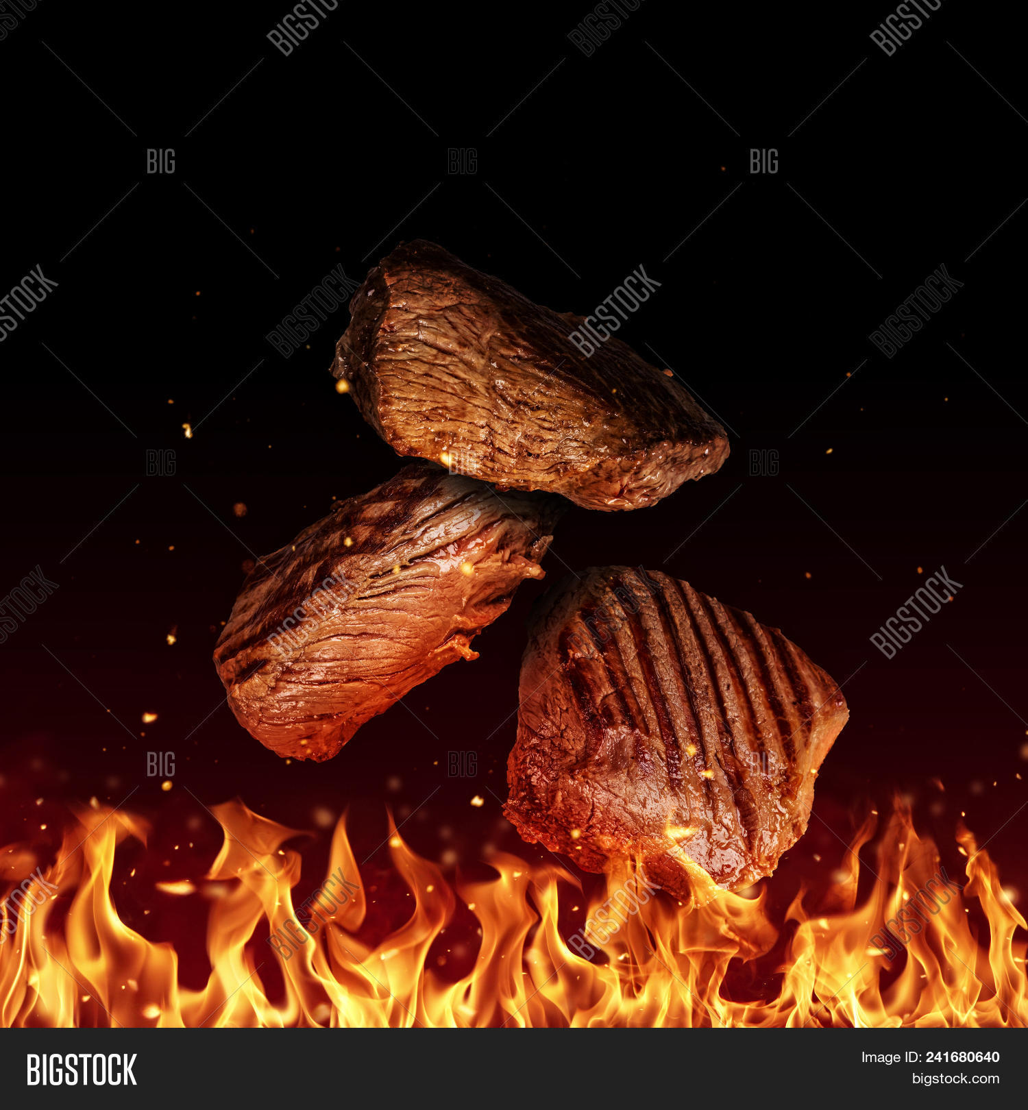 barbecue,barbeque,bbq,beef,black,charcoal,chop,coals,cook,cooking,cookout,dark,delicious,dinner,fire,flame,flames,fly,flying,food,freeze,glow,glowing,grill,grilled,grilling,heat,hot,in motion,isolated,levitation,meal,meat,motion,nobody,nutrition,outside,party,roast,rump,sirloin,smoke,spark,steak,summer,three