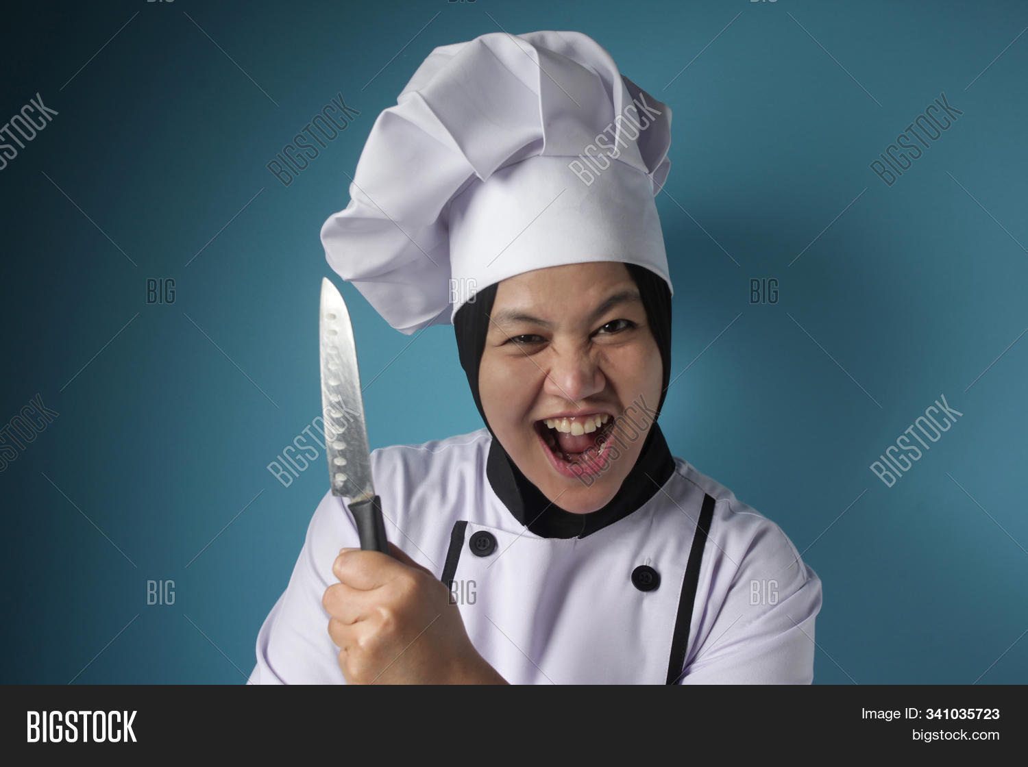adult,aggressive,anger,arab,asian,blade,business,chef,cook,cooking,cuisine,culinary,expression,female,food,fury,hat,holding,indonesian,job,kitchen,knife,malaysian,occupation,person,preparation,profession,professional,rage,ready,restaurant,screaming,service,sharp,sharpening,silver,stainless,steel,uniform,white,woman,young