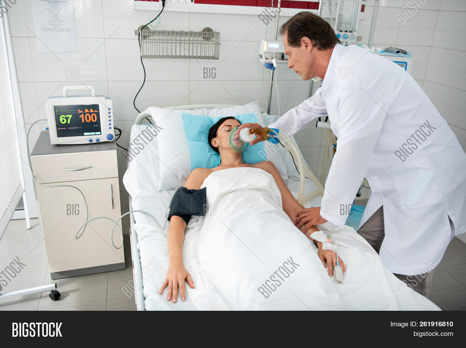bed,breathe,clinic,clinical,coat,coma,cure,disease,display,doctor,drip,emergency,equipment,female,hand,health,healthcare,heart,hold,hospital,illness,indicator,intravenous,lab,male,man,mask,mechanical,medical,medicine,monitor,oximeter,oxygen,patient,pillow,pulse,rate,room,sick,sterile,therapist,therapy,touch,treatment,unconscious,ventilator,ward,white,woman,young