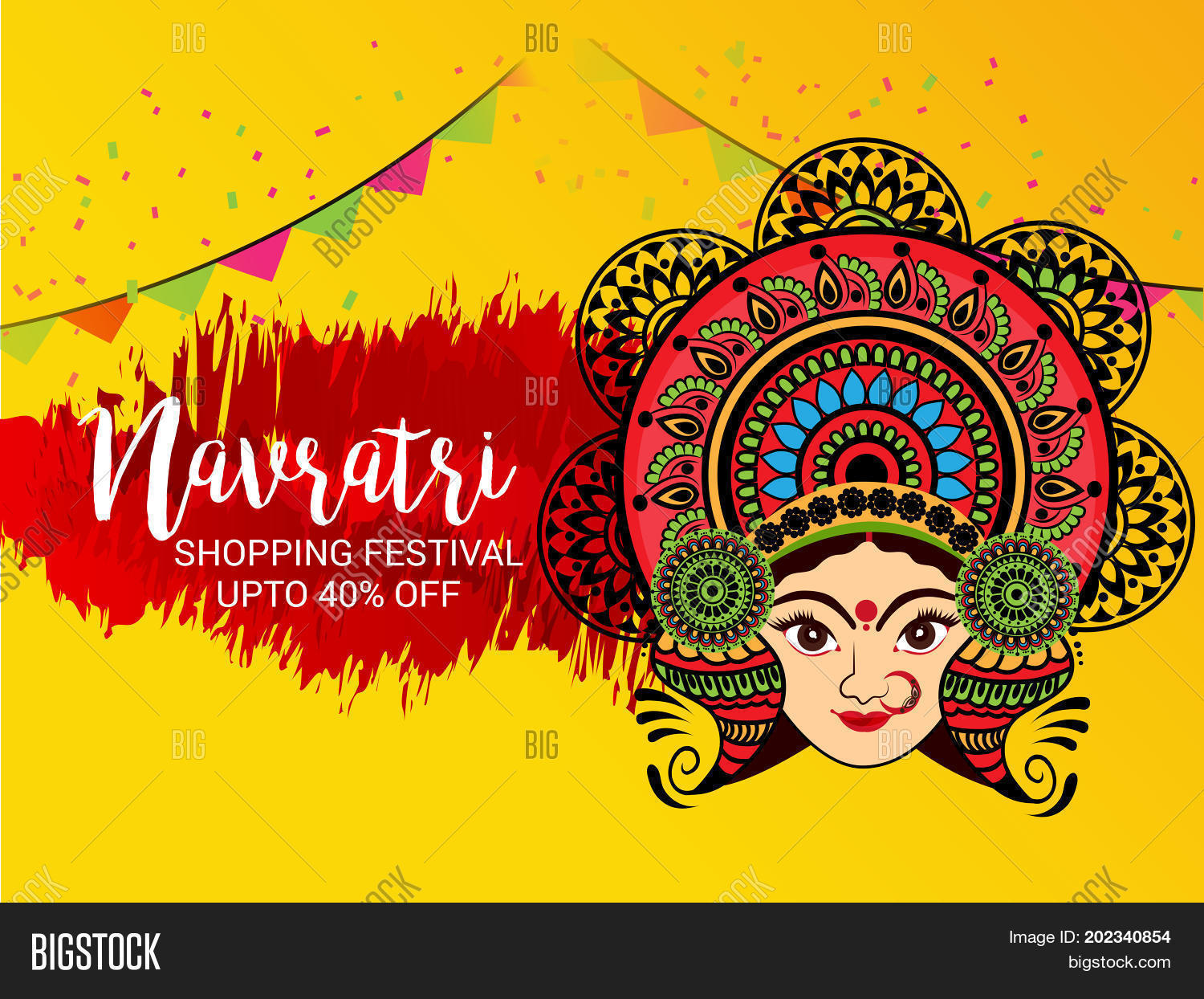 Navratri 31 Aug 04 202340854 Image Stock Photo