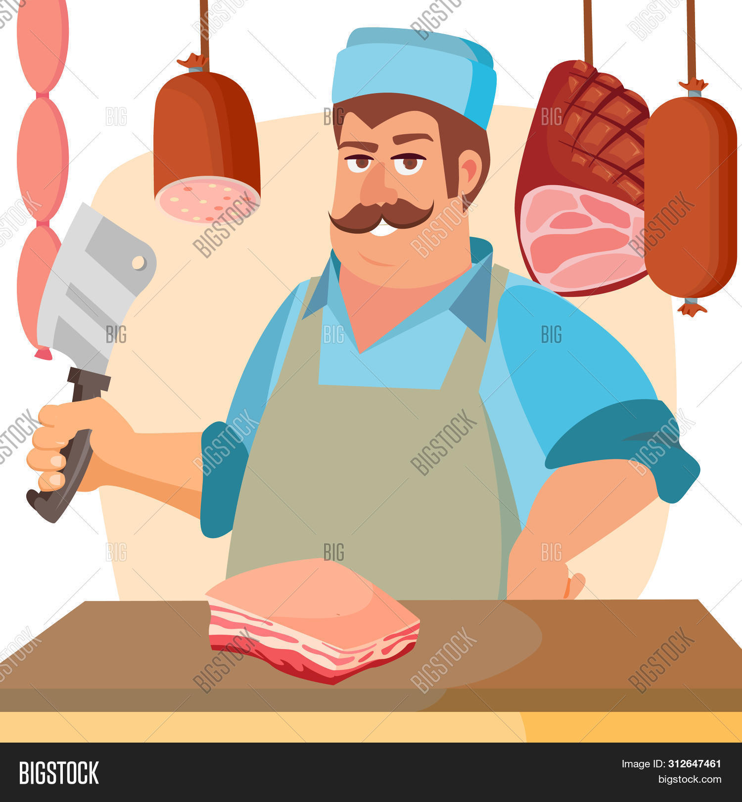 adult,apprentice,apron,artwork,background,bacon,beef,business,butcher,butchery,cartoon,character,chop,cleaver,comic,cut,cutter,food,fresh,graphic,guy,handsome,happy,holding,humorous,illustration,isolated,job,kitchen,knife,lamb,male,man,market,meal,meat,occupation,people,person,pork,portrait,profession,restaurant,retro,shop,store,veal,work,worker