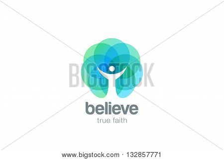 church faith logo pray religion abstract design vector template christian logos free downloads