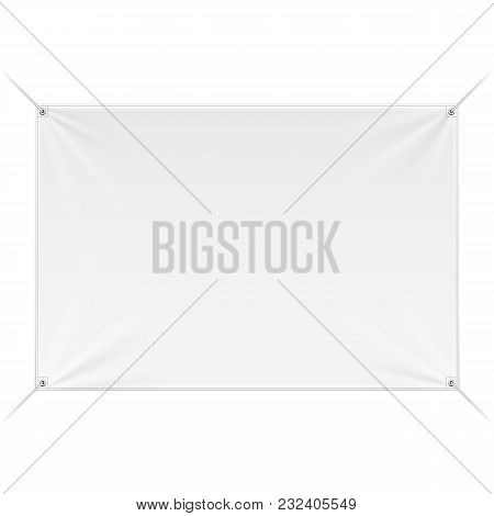 Fabric Wall Streamer Vinyl Flex Banner Advertising Shield