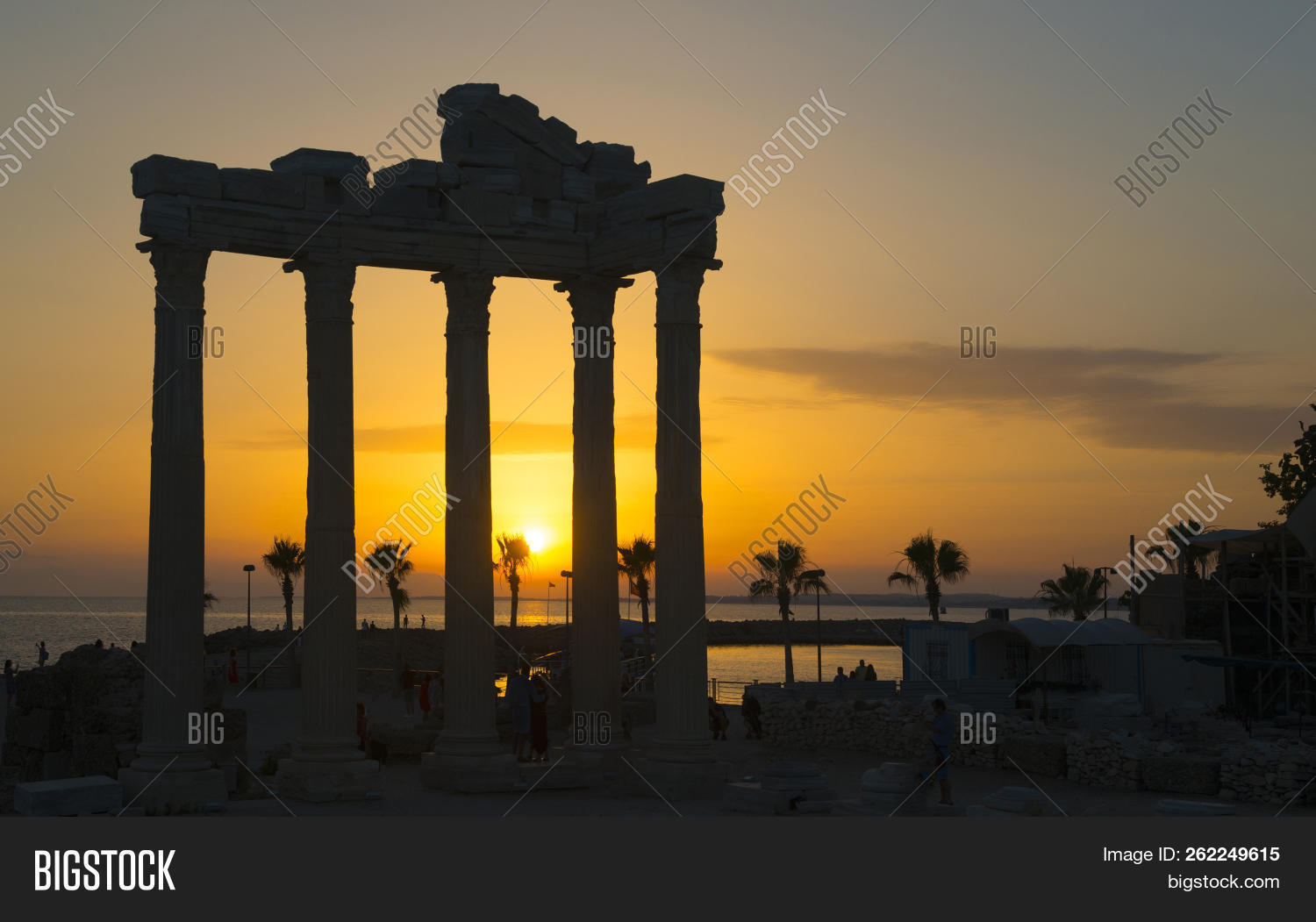Antalya,Apollo,Greece,Manavgat,Side,Turkey,acropolis,ancient,antique,archeology,architecture,background,blue,building,city,clouds,coastline,colonnade,columns,culture,europe,evening,history,landmark,landscape,nature,night,old,palms,peninsula,people,religion,resort,roman,ruins,sea,silhouette,sky,stone,sundown,sunset,temple,tourism,tourist,travel,vacations