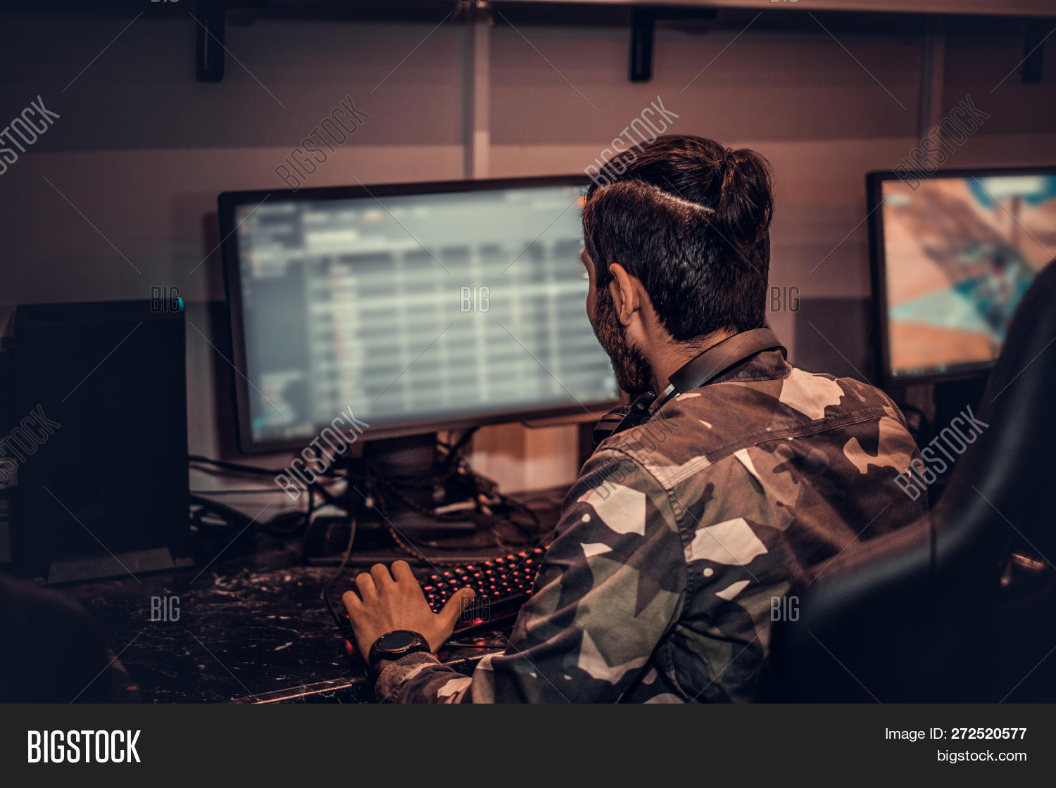 A Young Indian Gamer Plays In A Multiplayer Video Game On Pc In A Gaming Club Enjoying Spending Tim Image Stock Photo 272520577 Pc gamer game club pcg gc. indian gamer plays in a multiplayer