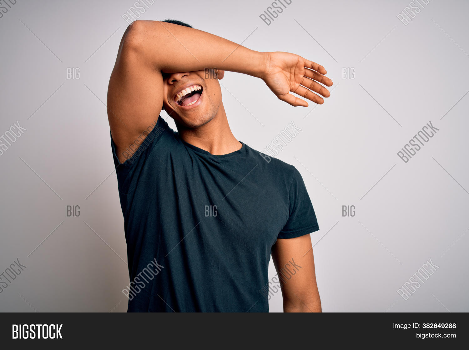 adult, 																					african, 																					afro, 																					american, 																					arm, 																					attractive, 																					background, 																					black, 																					blind, 																					casual, 																					cheerful, 																					close, 																					confident, 																					cool, 																					cover, 																					emotional, 																					expression, 																					eyes, 																					face, 																					fashion, 																					fun, 																					funny, 																					gesture, 																					hand, 																					handsome, 																					happiness, 																					happy, 																					head, 																					hide, 																					isolated, 																					joy, 																					laugh, 																					male, 																					man, 																					mouth, 																					people, 																					person, 																					portrait, 																					smile, 																					standing, 																					summer, 																					surprise, 																					t-shirt, 																					teeth, 																					up, 																					white, 																					young