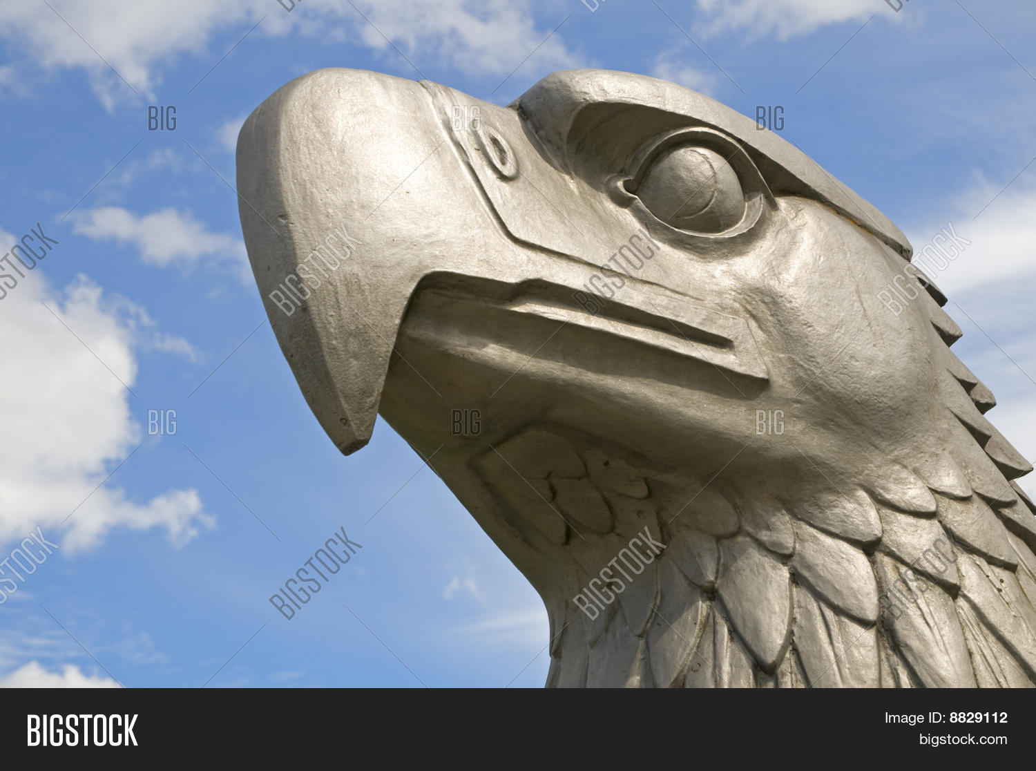 1930s,1940s,airport,architect,beak,berlin,blue,building,cloud,eagle,ernst,eye,feathers,german,germany,head,imposing,lemke,majestic,massive,sagebiel,sculptor,sculpture,silver,sky,statue,tempelhof,w.