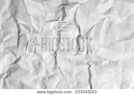 White Creased Paper Background Texture High Detailed
