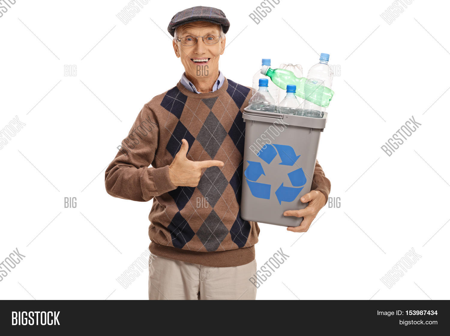 70s,awareness,background,bin,bottle,can,caucasian,cheerful,conservation,eco,eco-friendly,ecologic,ecological,ecology,elderly,environment,environmental,expression,finger,full,garbage,hand,happy,hold,isolated,joy,joyful,looking,male,man,mature,old,one,person,plastic,pointing,pose,posing,recyclable,recycle,recycling,senior,single,smile,studio,symbol,trash,white