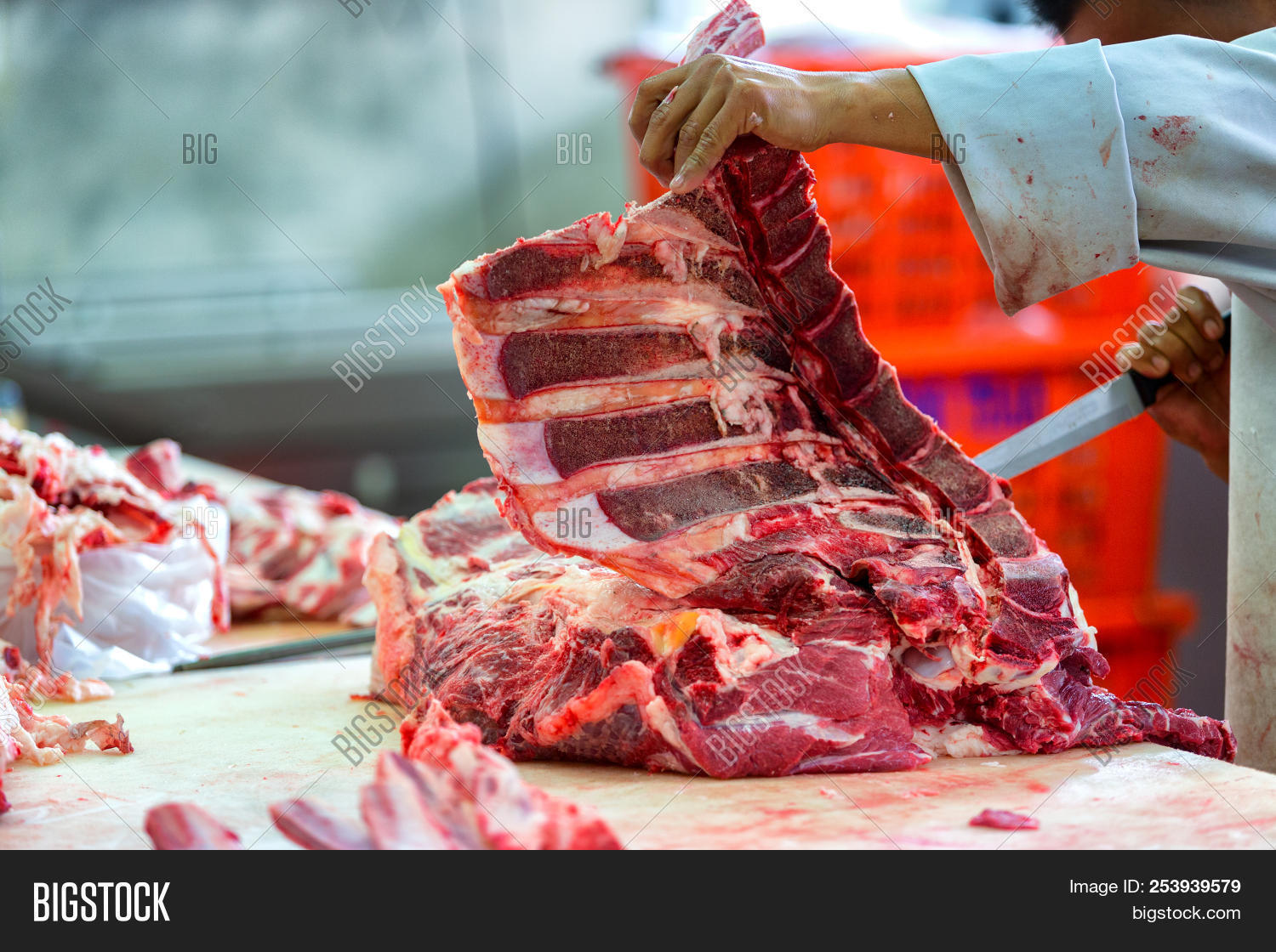 animal,asia,background,barbecue,beef,business,butcher,butchery,carcass,closeup,composition,cooking,cow,culture,cut,dinner,eat,fat,food,french,fresh,gourmet,hanging,hook,industry,ingredient,lamb,lifestyles,lunch,market,meal,meat,nakhon,nutrition,organic,ox,pork,product,raw,red,sakon,shop,slaughter,slaughterhouse,steak,store,table,traditional,uncooked,work