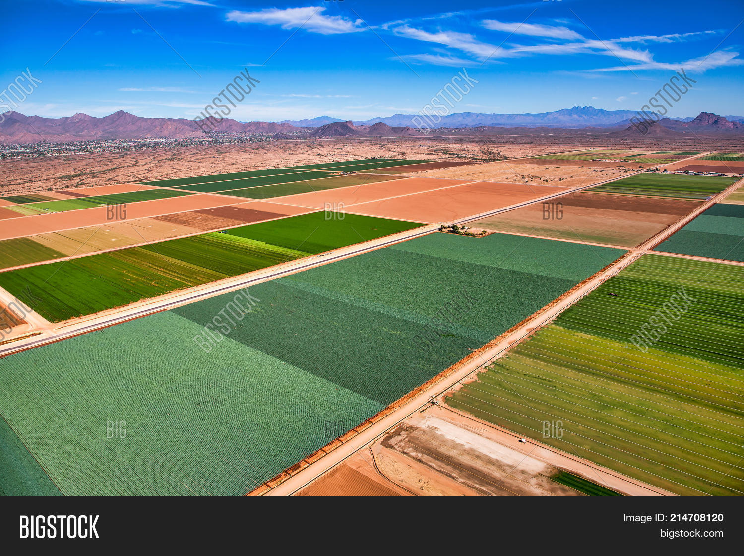 Arizona,Four,Mountain,Peaks.,Pima-Maricopa,Red,River,Salt,acres,aerial,agriculture,blue,broccoli,carrots,cotton,crops,desert,east,elevated,farm,food,grow,helicopter,industry,irrigation,landscape,melons,nature,onions,outdoors,potatoes,sky,valley,vegetables,view,water