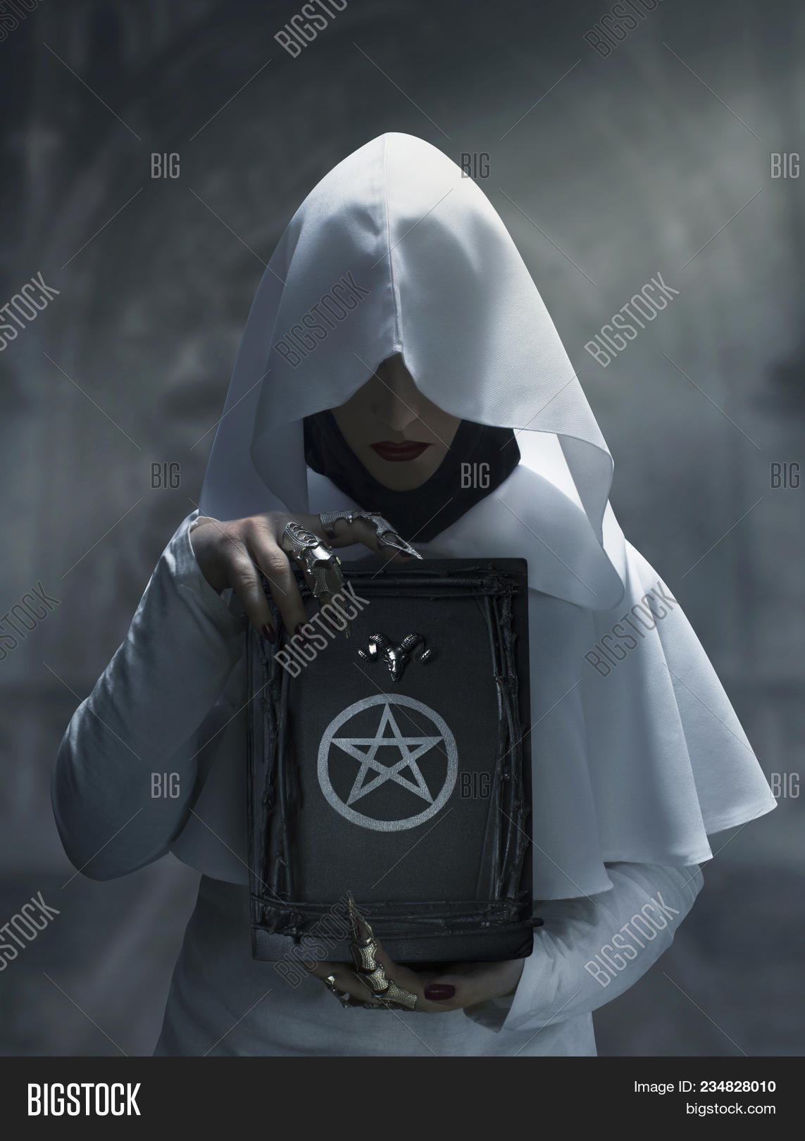black,book,cape,castle,charm,charmer,church,claws,cloak,concept,costume,covered,creepy,enchantment,enchantress,evil,fantasy,grace,halloween,holding,hood,horror,incantation,light,magic,mysterious,mystery,mystic,nun,occult,pentagram,pray,prediction,religion,religious,ritual,sibyl,sister,sorceress,spell,spiritual,spooky,symbol,temple,weird,white,witch,witchcraft,wizard,woman