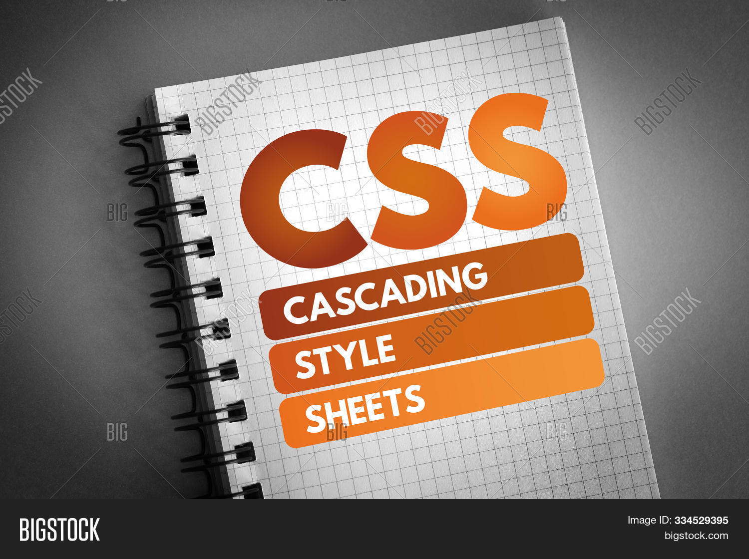 ✓ Css - Cascading Style Sheets Acronym, Technology Concept ...