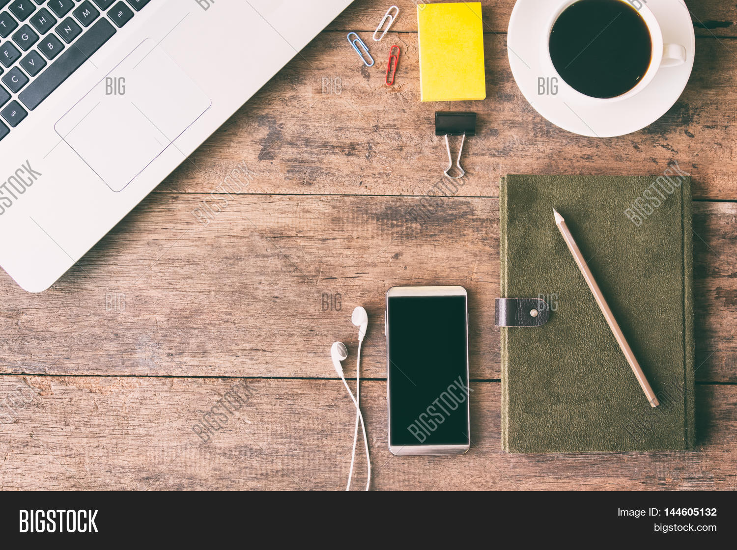 Business Accessory Laptop And 144605132 Image Stock Photo
