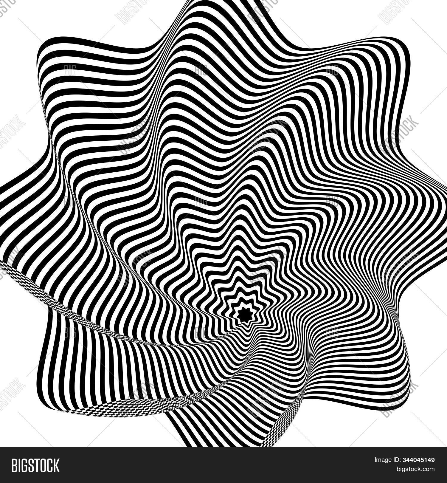 Abstract,Angle,Art,Backgrounds,Black,And,White,Color,Curve,Design,Distorted,Geometric,Shape,High,Contrast,Home,Decor,Illusion,Illustration,Modern,Op,Pattern,Square,-,Composition,Star,Striped,Textured,Turning,Vector,Zigzag