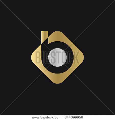 Initial Square Letter B Logo With Modern Typography Vector Template ...