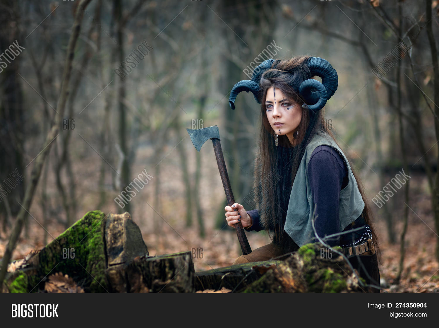 Halloween,attack,ax,beautiful,beauty,bizarre,blue,cinema,cinematic,costume,dangerous,defending,eyes,fantasy,fearless,female,forest,girl,gothic,hair,hiding,horns,look,looking,makeup,movie,north,northern,outdoor,pagan,portrait,ram,reconstruction,ritual,ruthless,scandinavian,skull,stalking,viking,warrior,witch,woman