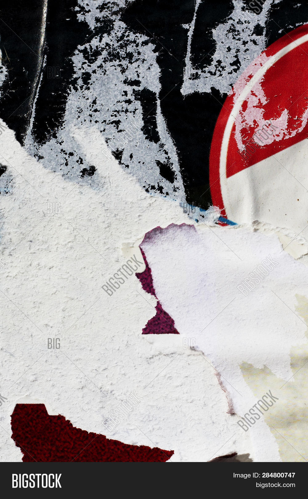 Old Posters Ripped Torn Creased Crumpled Paper Grunge Textures ...