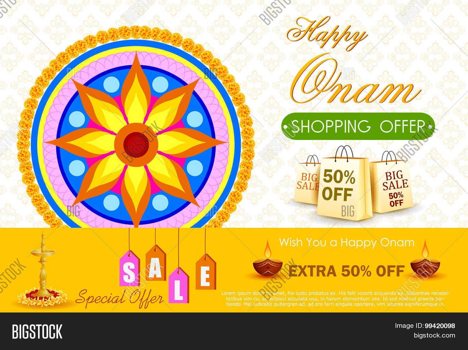 advertisement,bag,celebration,ceremony,concept,cultural,culture,decorated,decoration,design,discount,diya,editable,festival,flower,graphic,greeting,hinduism,holiday,illustration,india,indian,kerala,malayalam,marketing,occasion,onam,pookalam,pookolam,price,promotion,rangoli,religion,religious,ritual,sale,shopping,south,spiritual,sravanmahotsav,thiruvonam,tradition,traditional,vector,wallpaper