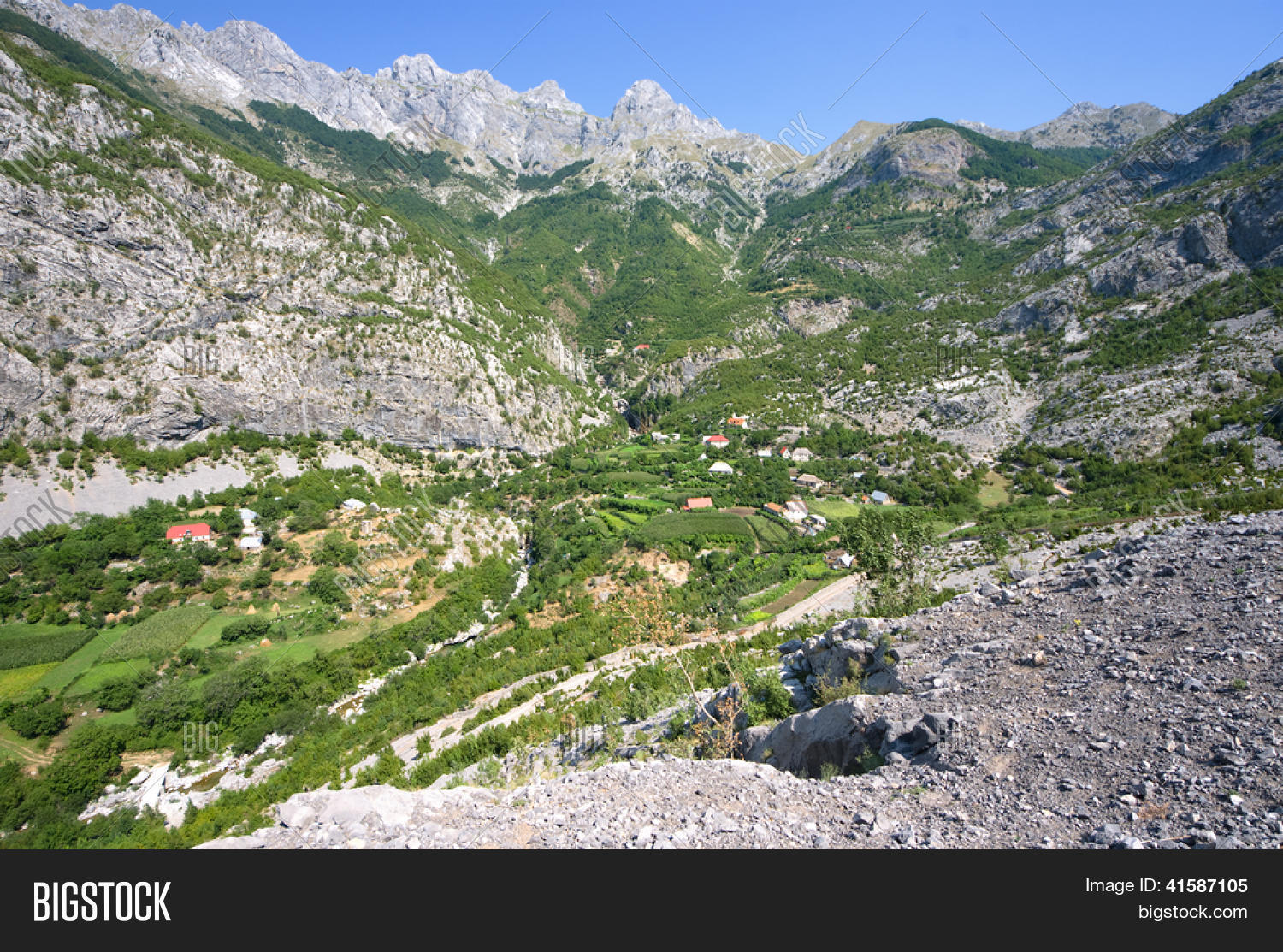agriculture,albania,albanian,balkans,cultivatd,dale,eastern,europe,farm,farmhouse,farming,field,forest,green,houses,kelmend,land,landscape,mountain,natural,nature,panorama,peak,range,scene,scenics,selca shkoder,selce,shkodra,sky,top,valley,vegetation,view,village,woods