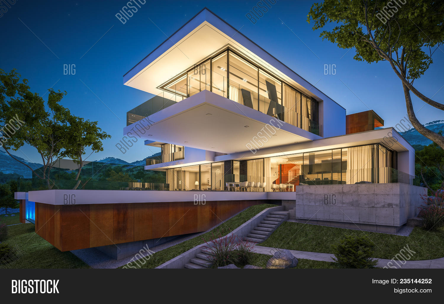 3D,architecture,beautiful,blue,building,chalet,construction,contemporary,country,custom,design,dwelling,entrance,estate,evening,expensive,exterior,garage,garden,grass,home,house,housing,illustration,industrial,landscape,lawn,lifestyle,luxury,modern,mountains,new,night,outdoor,patio,perspective,project,property,realty,rendering,residential,river,sky,stock,style,suburban,twilight,view,villa