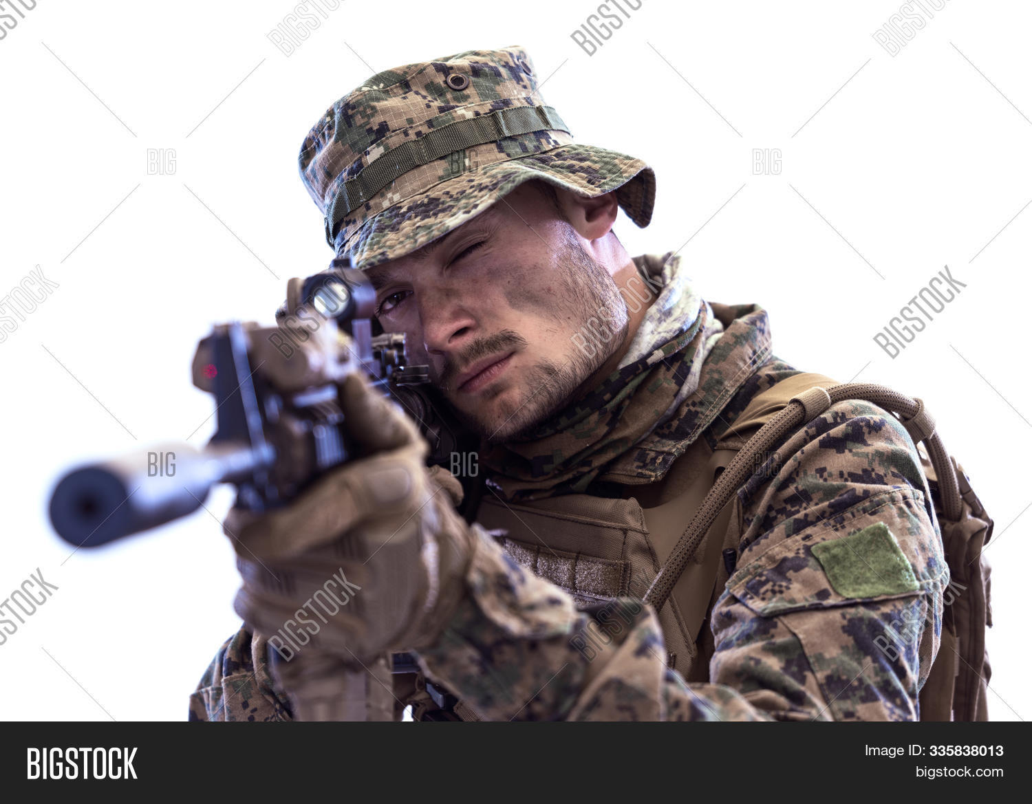 action,aiming,air,airsoft,armed,armor,army,assault,attack,beam,camouflage,combat,danger,fight,fighter,firearm,force,forces,guard,gun,gunman,helmet,infantry,isolated,laser,man,military,modern,ops,pointing,protection,rebel,rifle,security,shooter,sighting,sniper,soldier,special,strike,studio,tactical,target,training,uniform,war,warfare,warrior,weapon,white