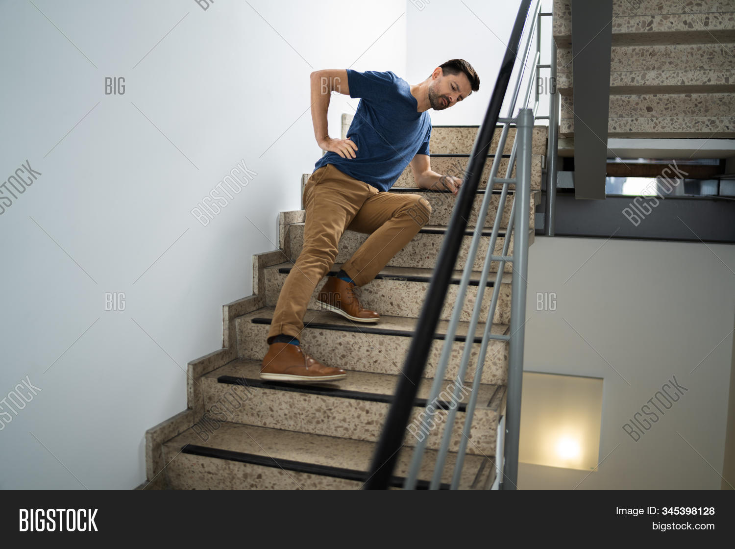 after,man,slip,fallen,workplace,accident,staircase,stairs,faint,fell,down,worker,lying,knee,back,pain,home,service,injury,injured,risk,ache,employee,lower,backache,age,emergency,work,job,slippery,break,health,men,safety,professional,exhausted,protection,male,mid,caucasian