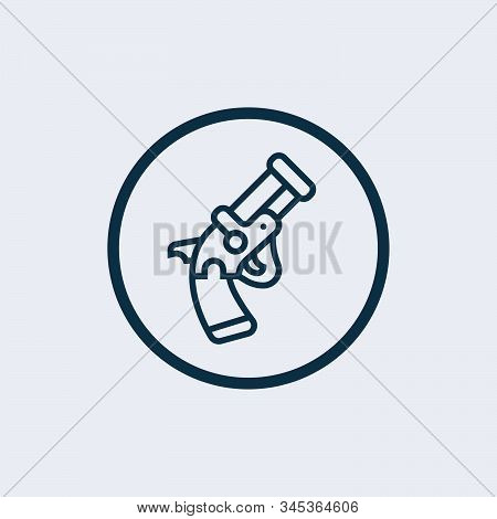 Gun Icon Vector Isolated On White Background. Gun Icon Image, Gun Icon ...
