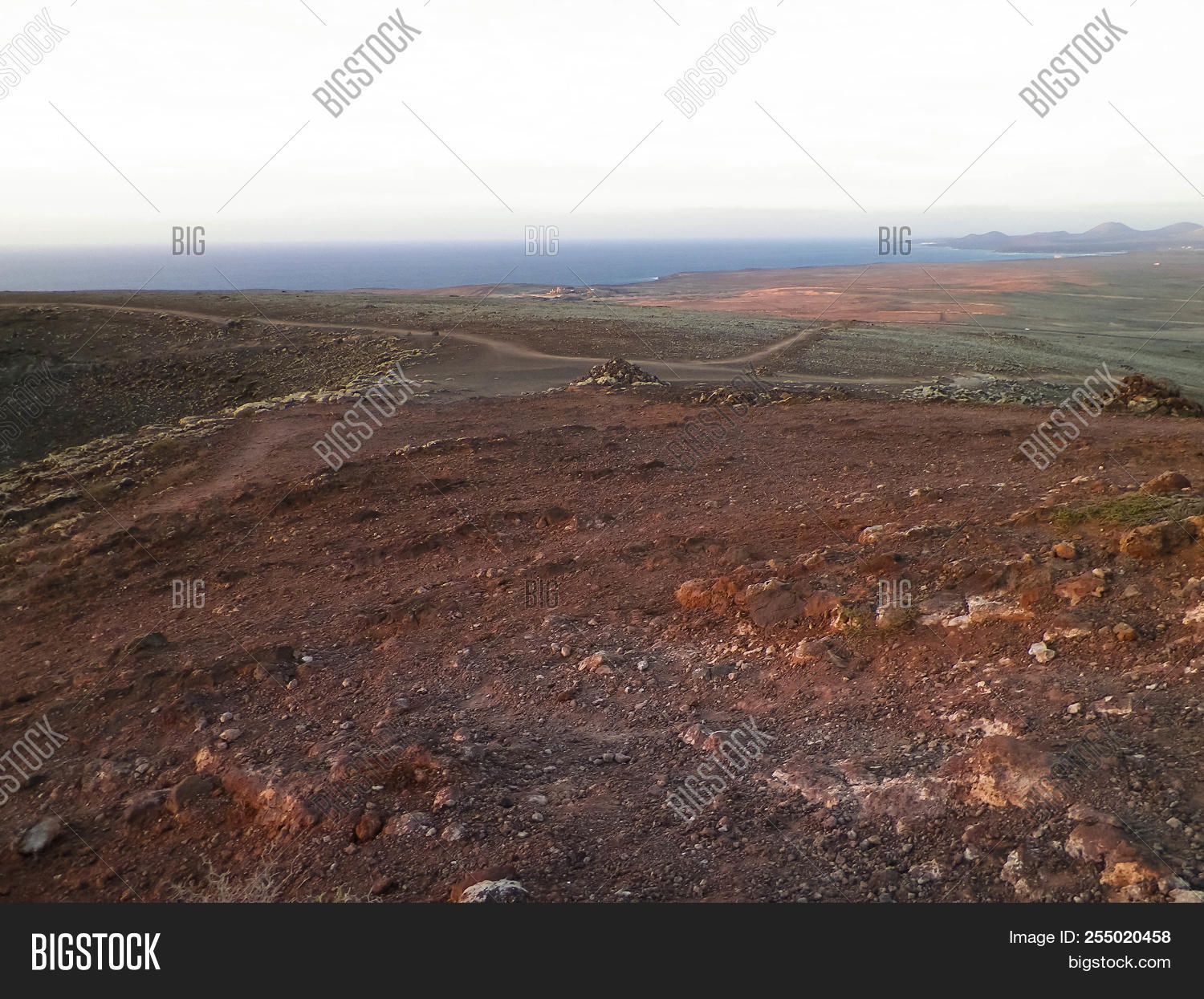 Area Of Montana Roja Lanzarote Canary Islands Montana