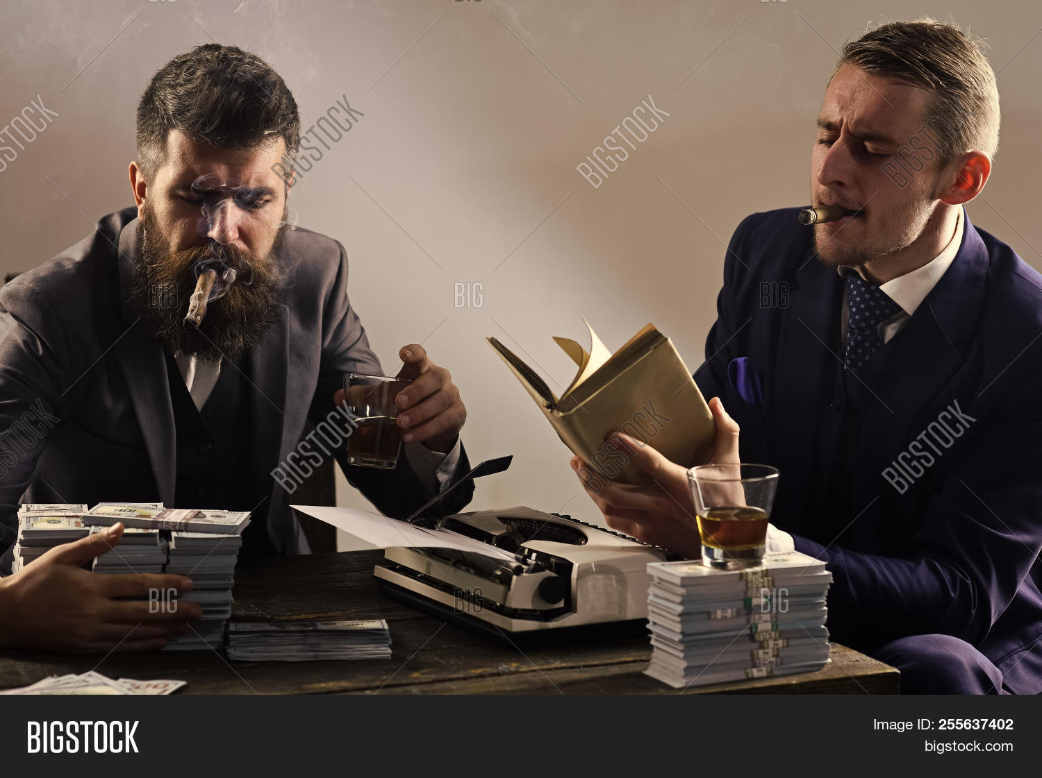 background,banknote,beard,bearded,boss,business,businessman,businessmen,cash,caucasian,ceo,cigar,colleague,company,concept,count,coworker,deal,discuss,dollar,drink,executive,face,formal,grey,illegal,male,man,manager,meeting,men,money,negotiate,negotiation,partner,partnership,pay,payment,pile,profit,reputable,sit,smoke,success,suit,table,team,typewriter,vintage,worker