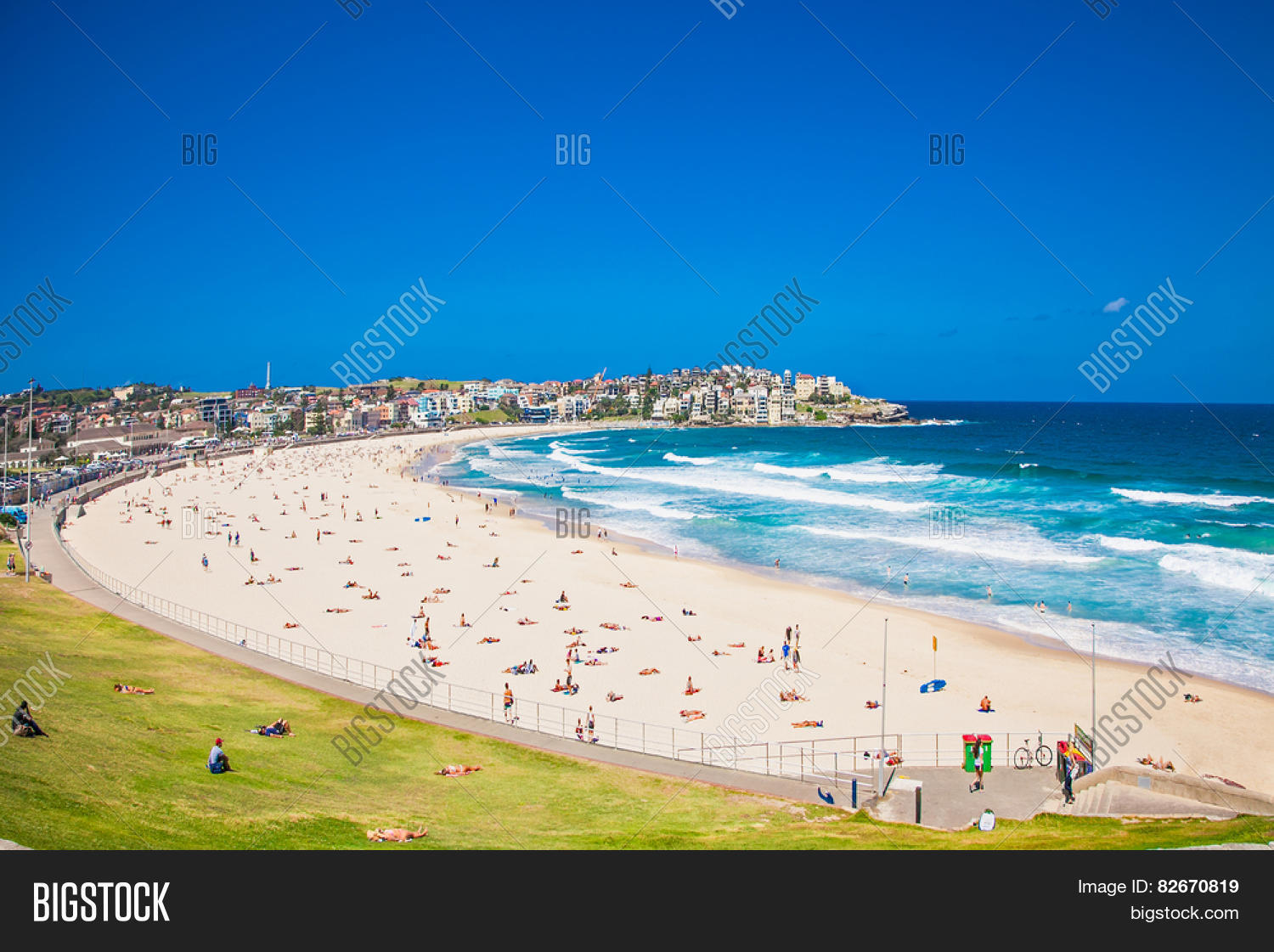 People Relaxing On The Bondi Beach In Sydney Australia Australia Australian Beach