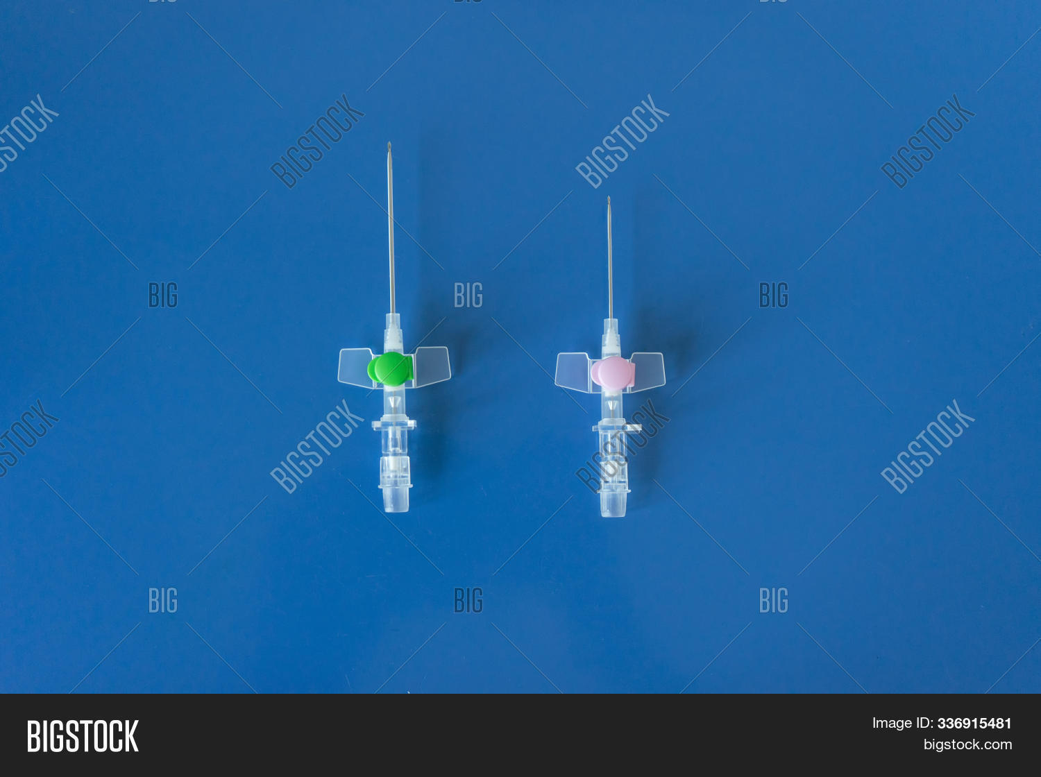 Couple Of Peripheral Venous Catheters Placed On The Therapy Trolley In 