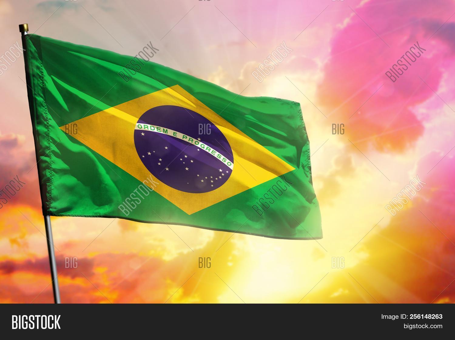 beautiful,brazil,cloud,cloudy,community,flag,happiness,light,pole,prosper,prosperity,sky,success,sun,sunrise,sunset,symbol