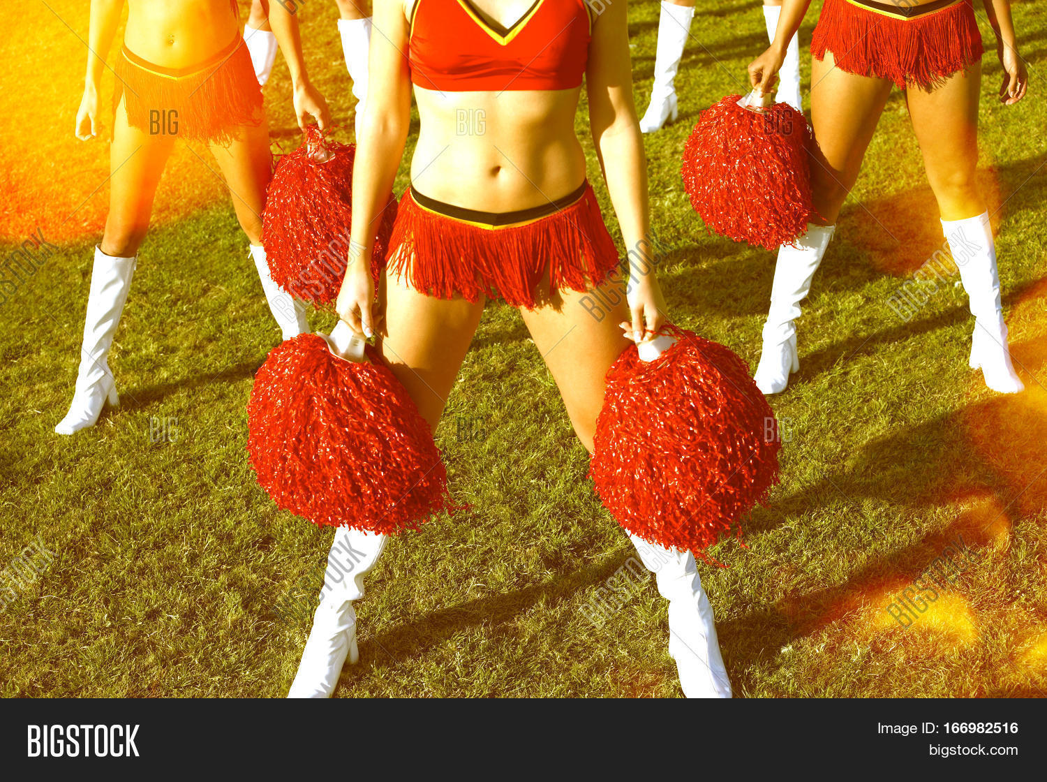 Interracial Cheerleaders