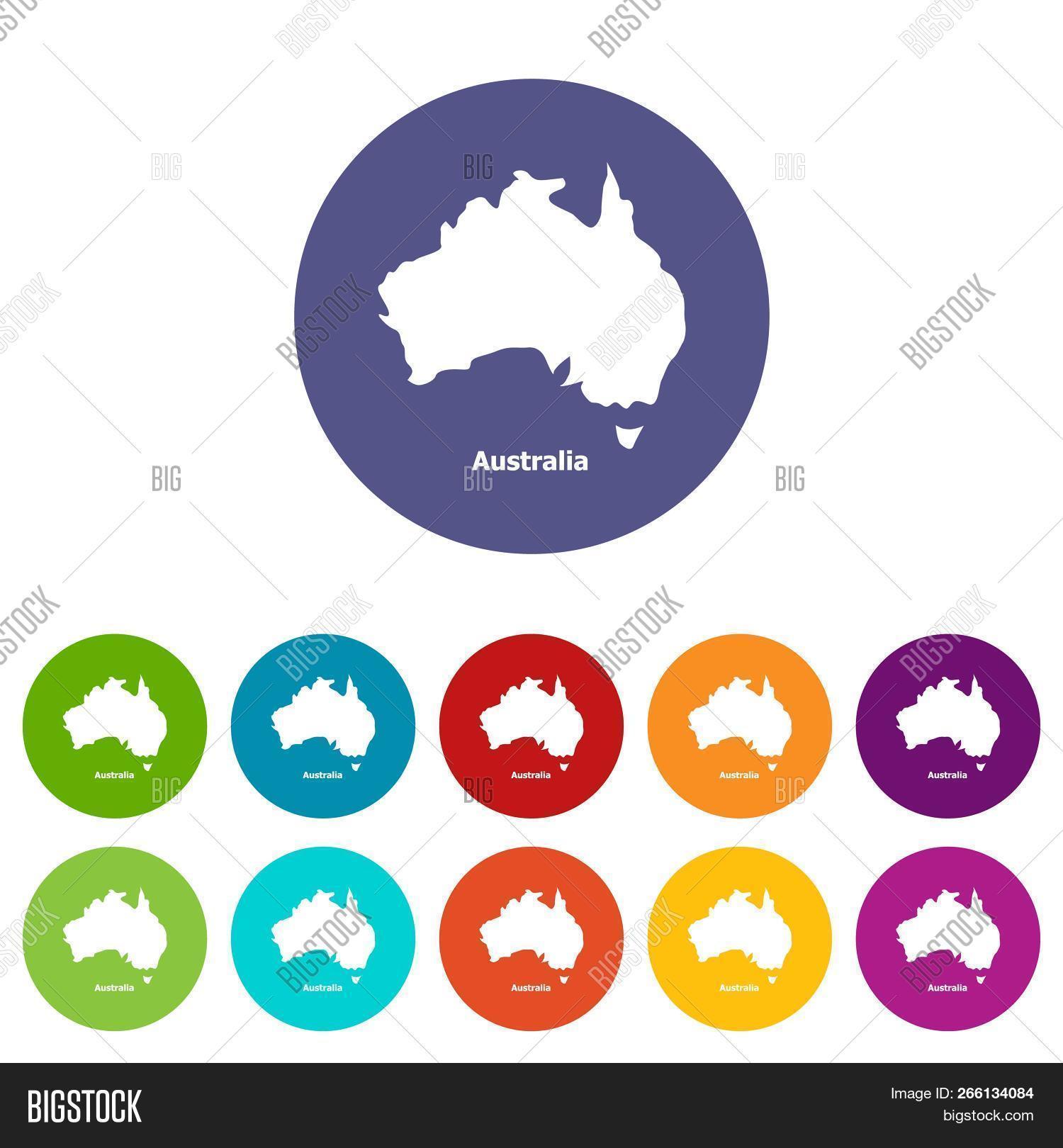 adelaide,australia,brisbane,canberra,card,cartography,company,comtinent,continent,icon,illustration,island,isolated,logo,map,melbourne,nature,object,ocean,planet,population,reef,set,sign,simple,sydney,symbol,travel,world
