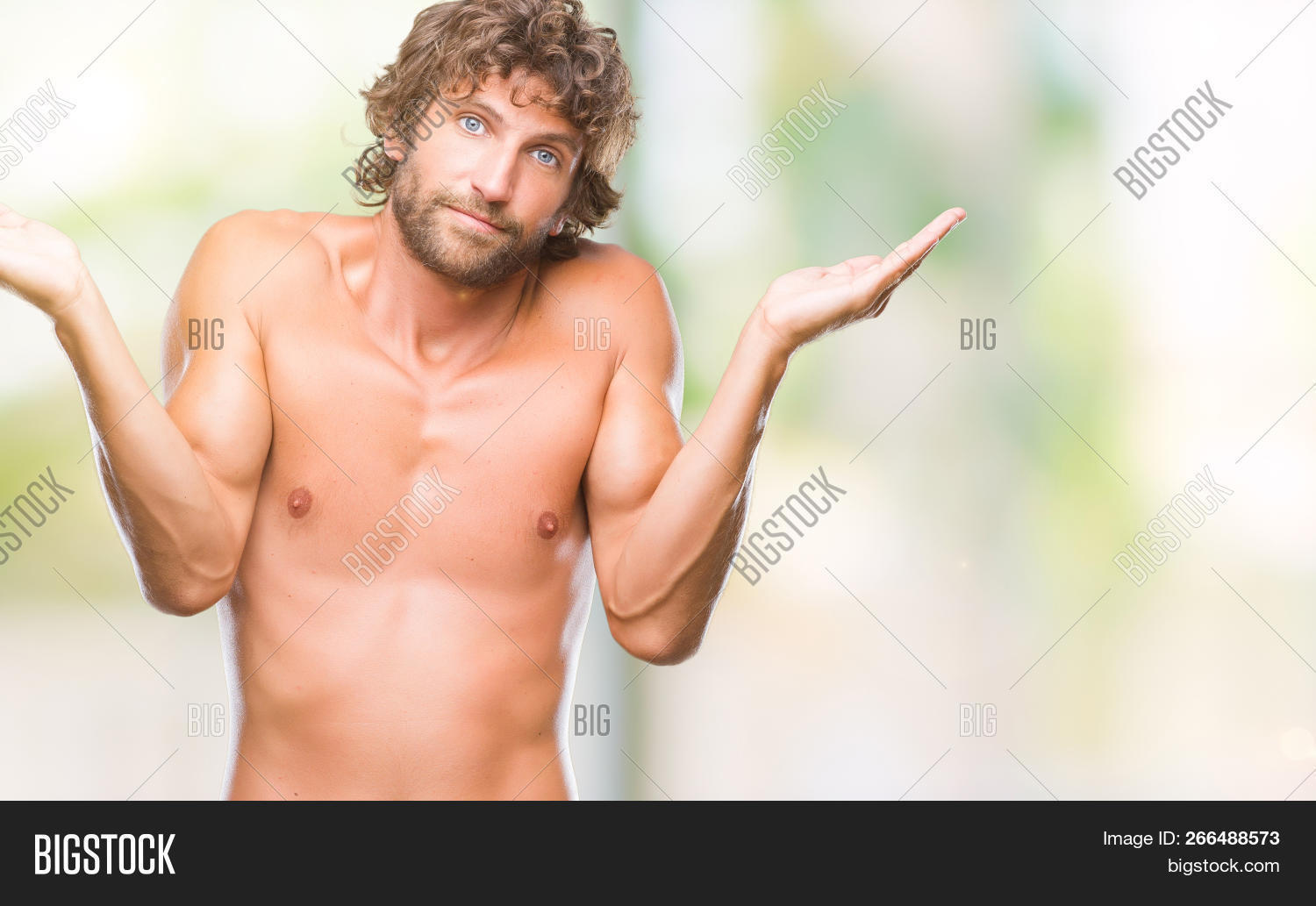 ambiguous,answer,arms,asking,attitude,beauty,body,chest,clueless,confused,disinterest,dont,doubt,emotional,emotions,expression,face,fitness,gesture,hands,ignorant,indifferent,know,male,muscle,muscular,people,person,puzzled,question,reaction,sexy,shirtless,shoulders,shrug,shrugging,strong,unsure,wonder,wondering