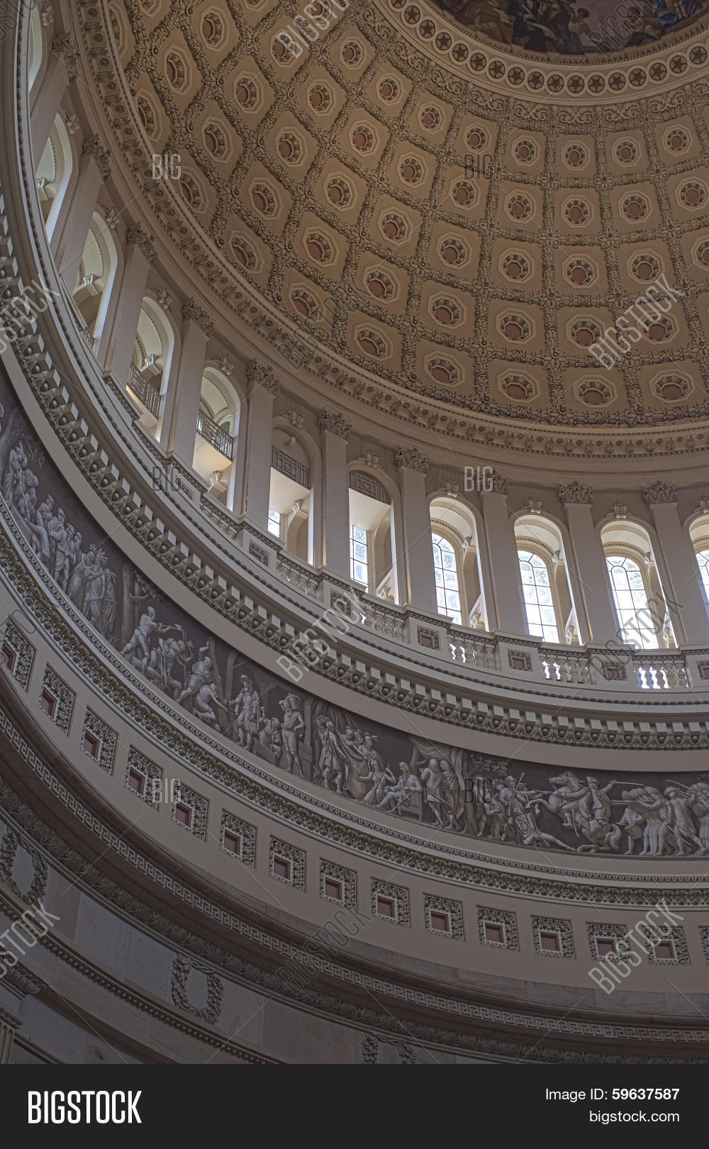 The Us Capitol Rotunda 59637587 Image Stock Photo