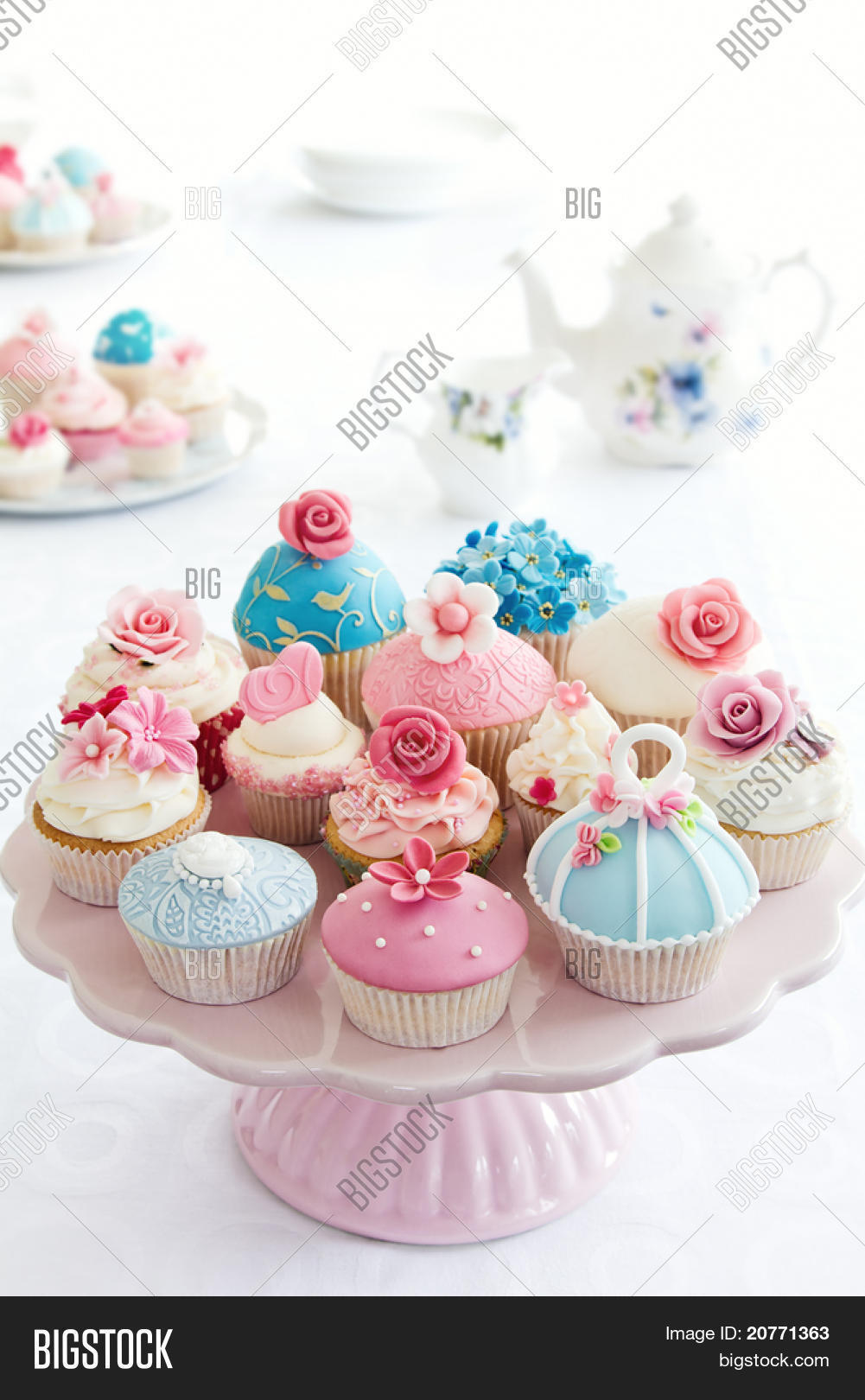 Afternoon Tea Array Baked Blue Buffet Cake Stand Cakestand Choice Cup Cakes Cupcake Decorated Dessert English Fairy Afternoon Tea Array Baked Blue Buffet Cake Stand Cakestand Choice Cup Cakes Cupcake Decorated Dessert English Fairy
