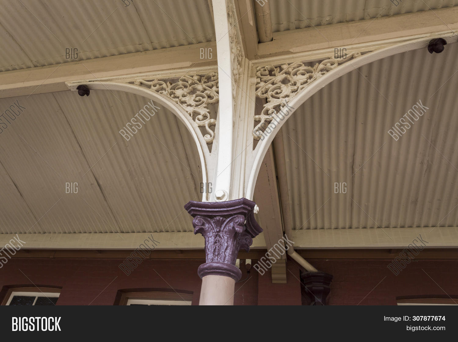 19th,Australia,QLD,Queensland,Wallangarra,astride,awning,border,built,bull,century,columns,corinthian,late,nose,railway,side,station,train,western
