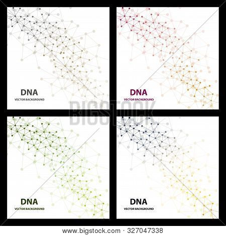 Dna Structure Double Helix On White Background. Nucleotide, Phosphate ...
